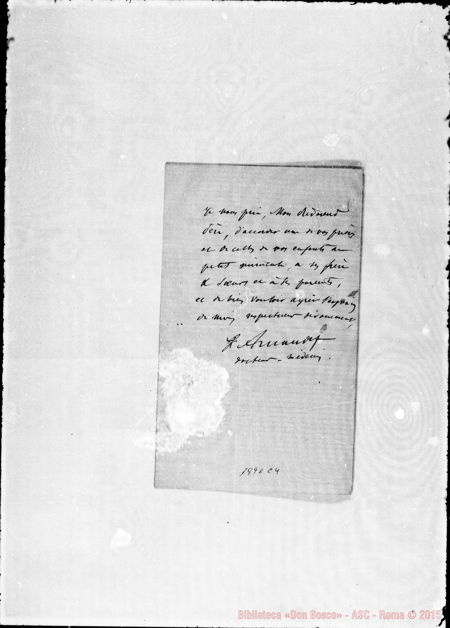 Fotogramma C 4 — Lettera