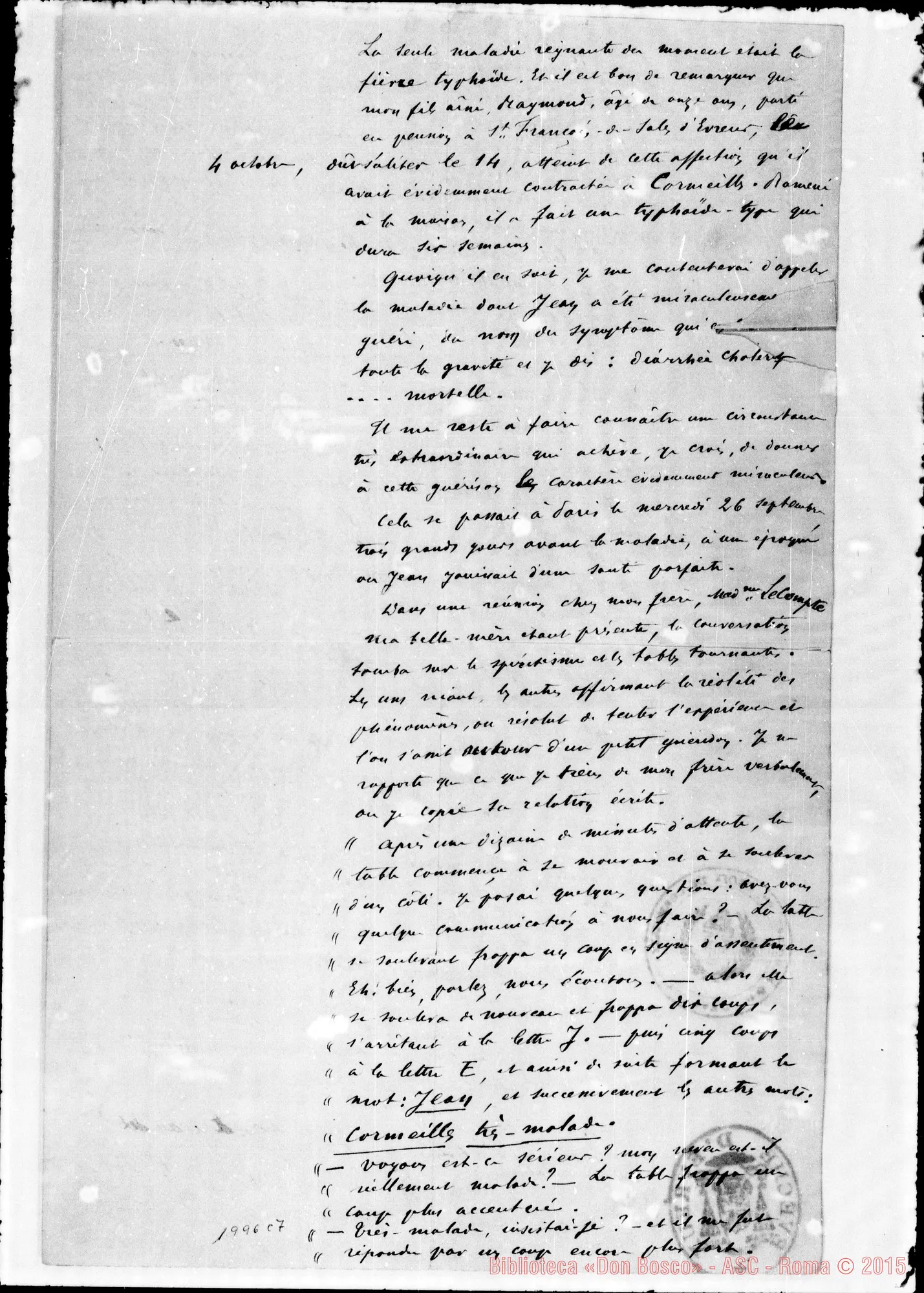 Fotogramma C 7 — Attestato del Vesc. d’Evreux