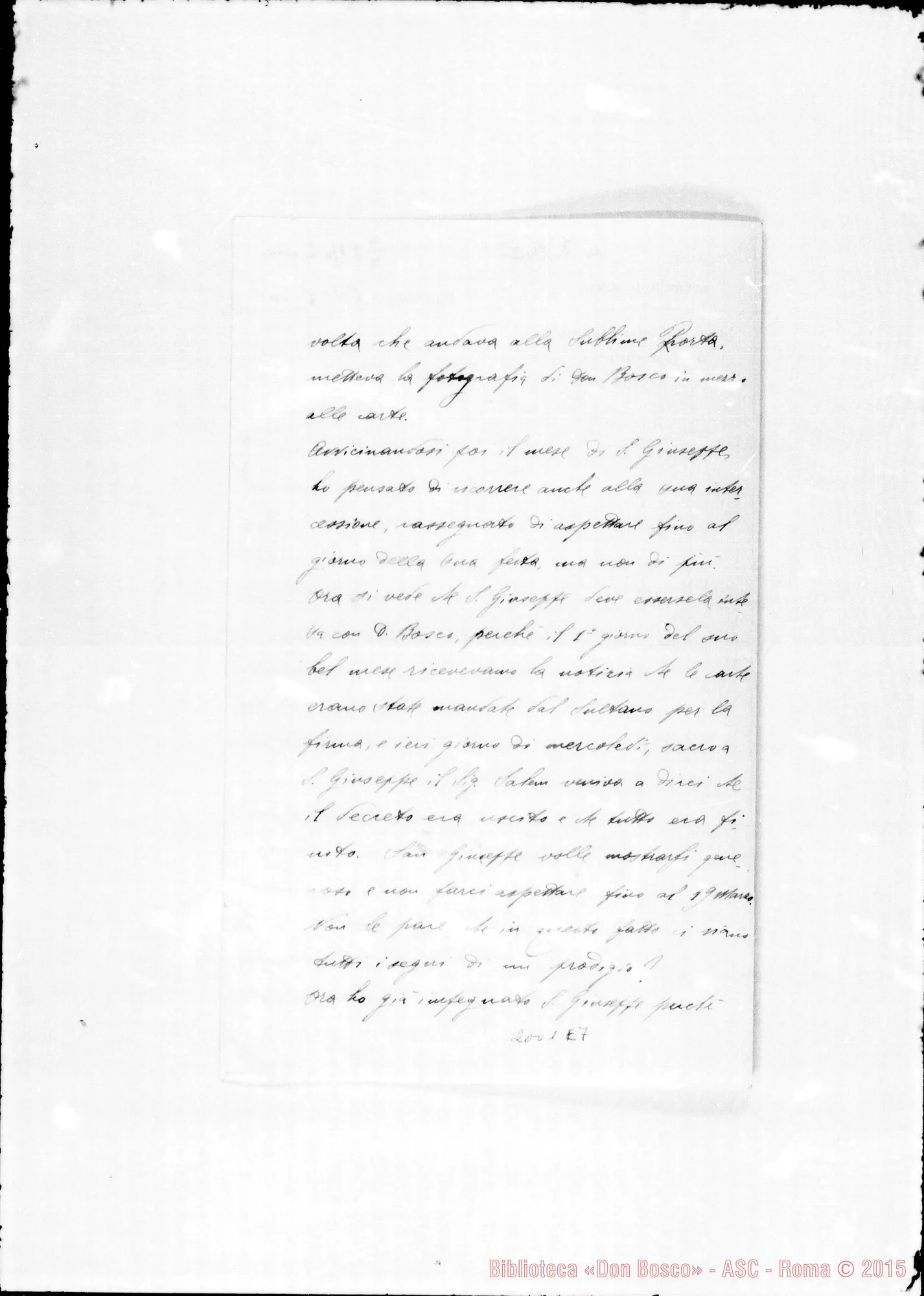 Fotogramma E 7 — Borino Luigi-Rua. Relazione