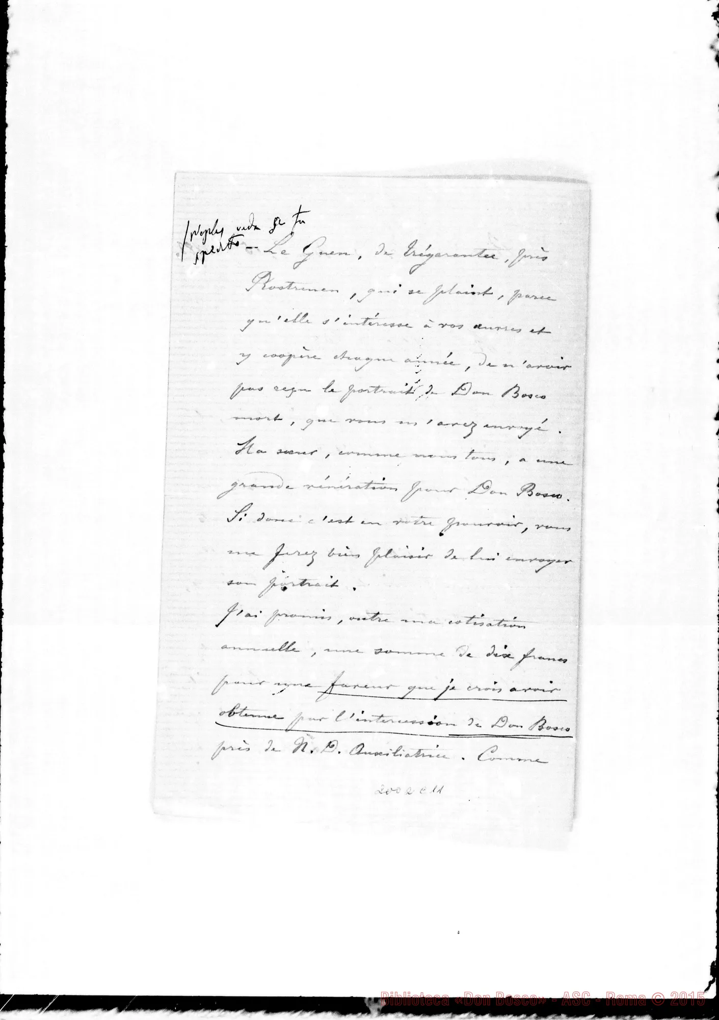 Fotogramma C 11 — Bouché Angelica: Relazione