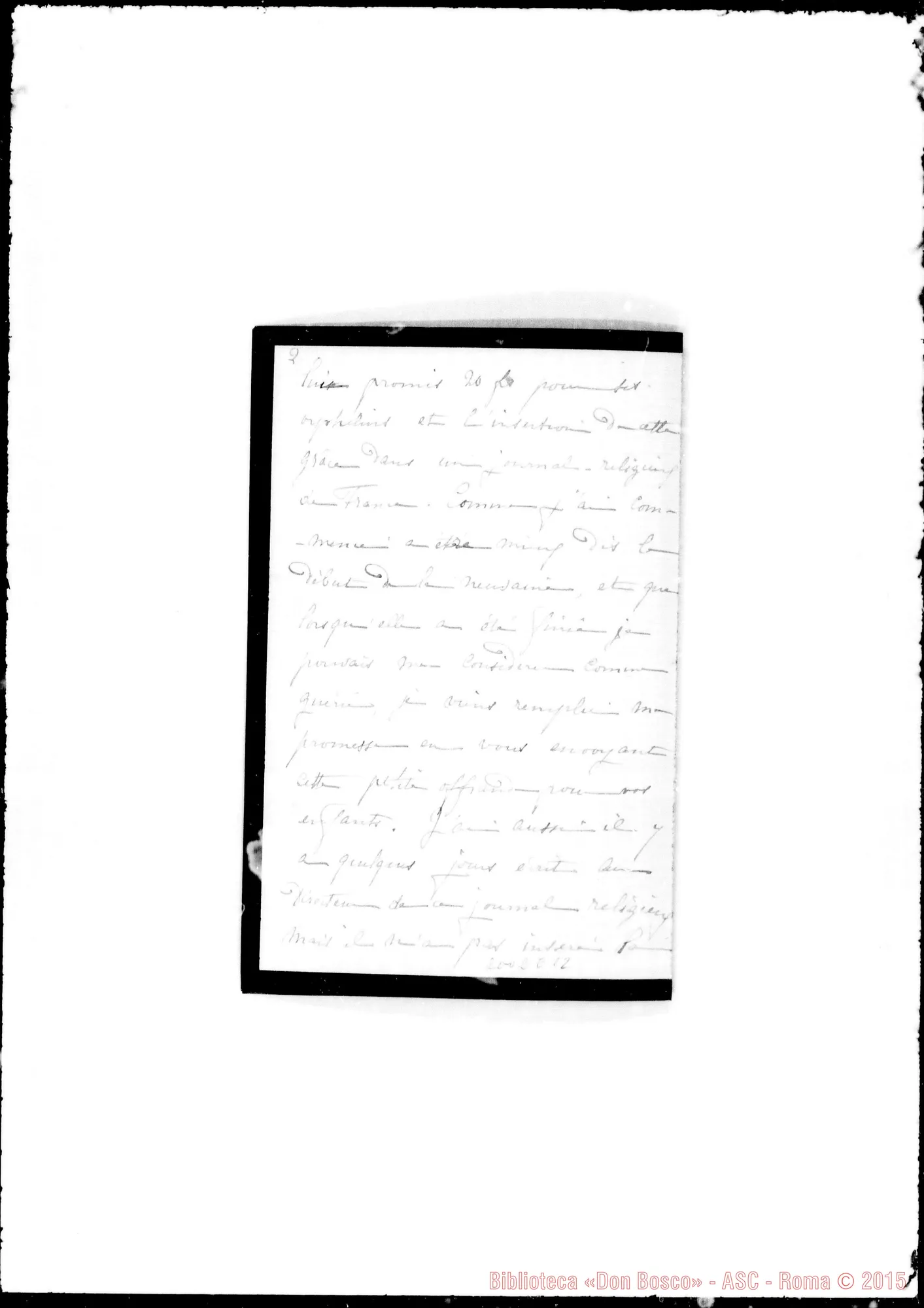 Fotogramma E 12 — Boymondi F.: Relazione