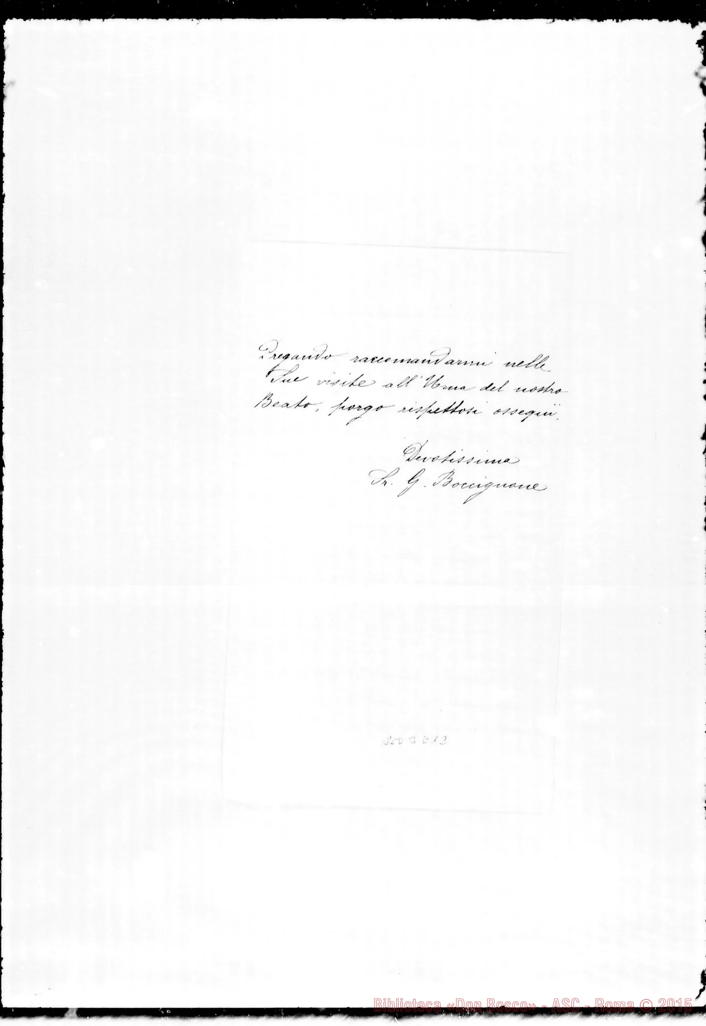 Fotogramma E 12 — Suor Boccignone-Rev.mo Superiore