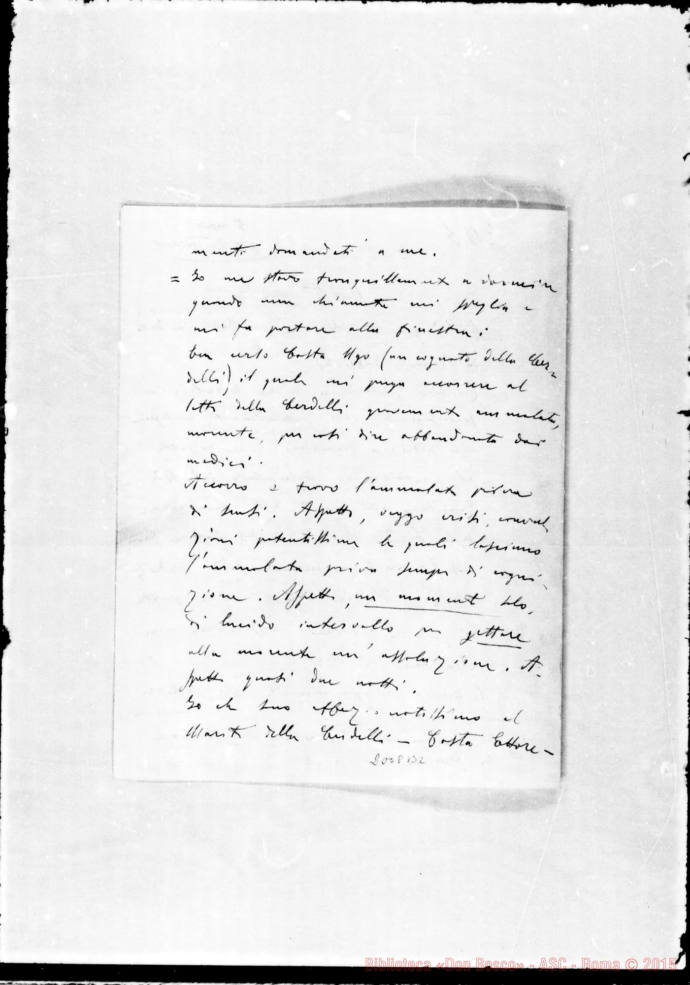 Fotogramma B 2 — Guido Ferrari, arciprete-D. Trione