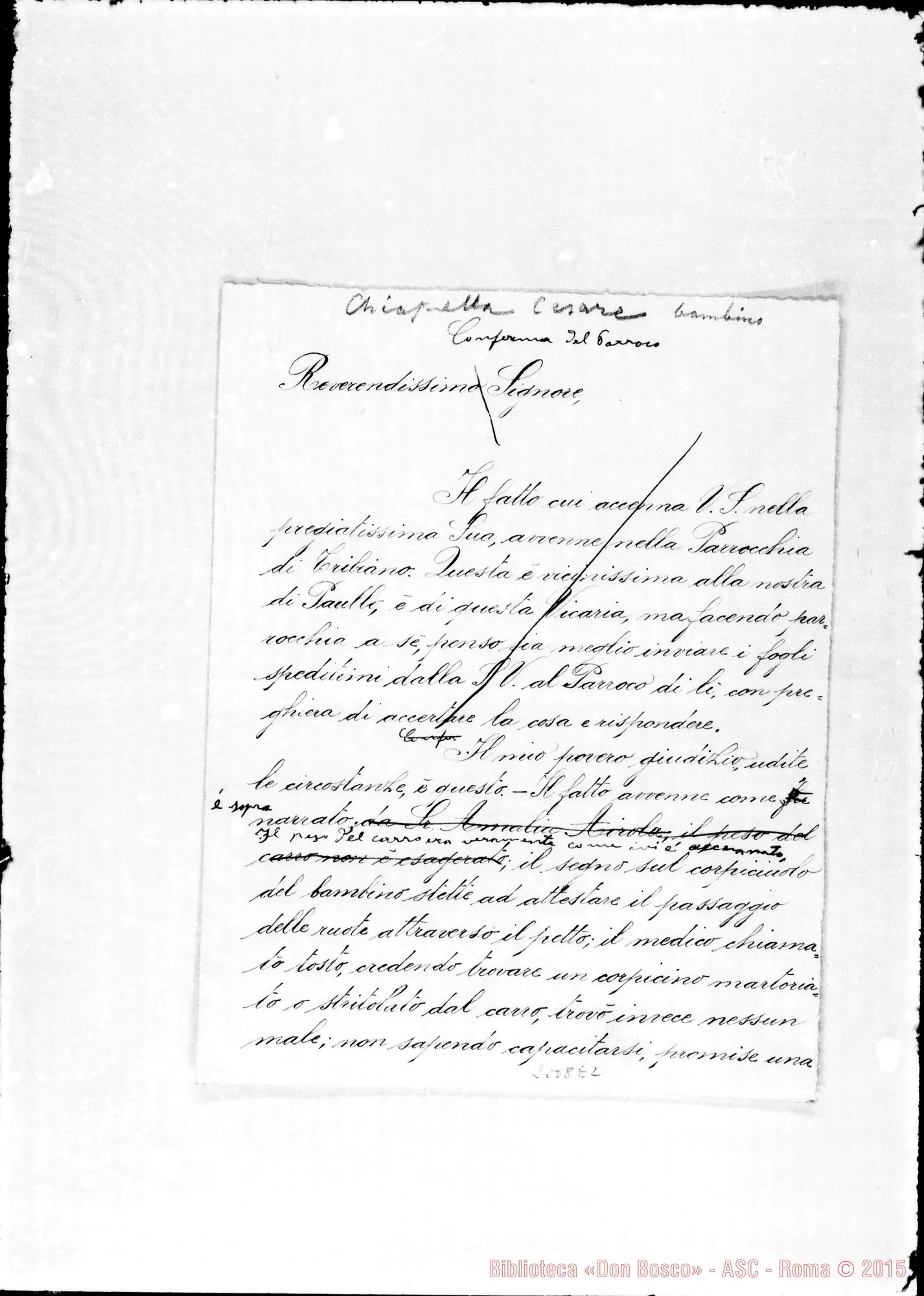 Fotogramma E 2 — Giovanni Dossena-Rev.mo Sig.
