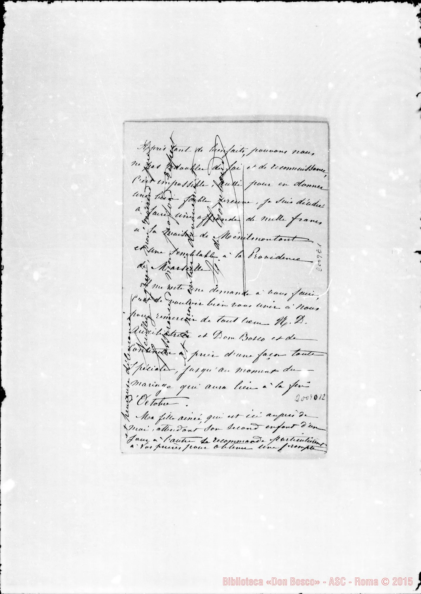 Fotogramma D 12 — Combaud de: Relazione