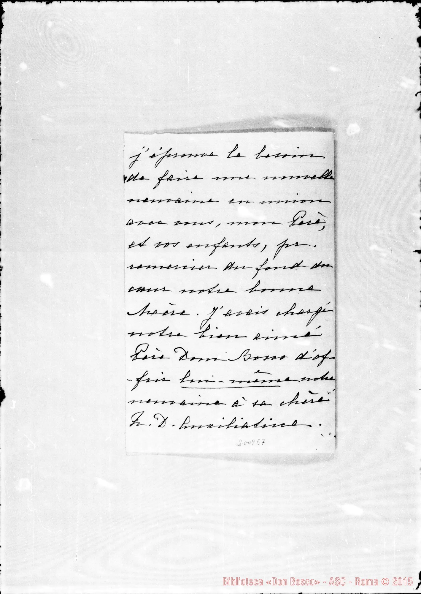 Fotogramma E 7 — Altra lettera