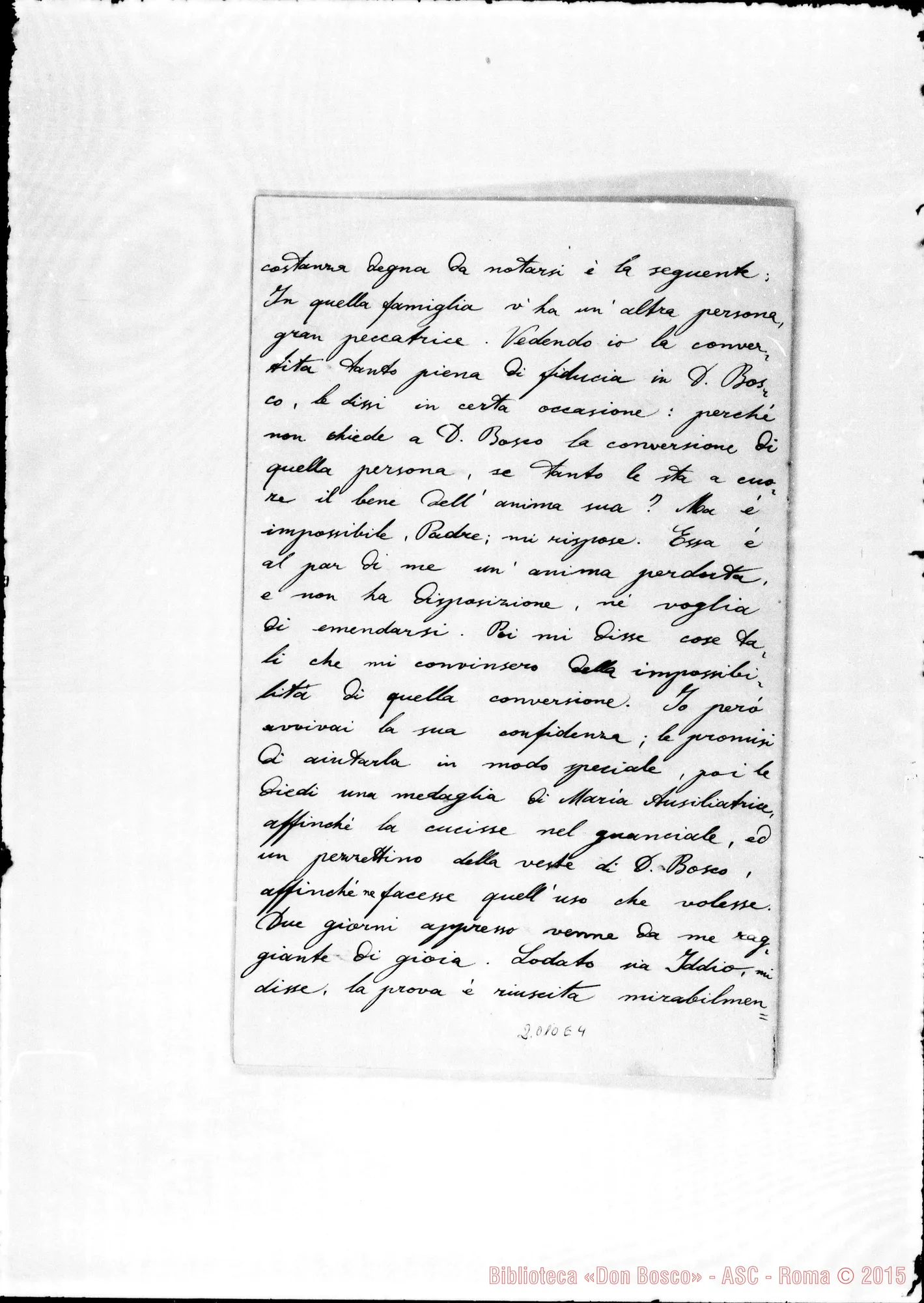 Fotogramma E 4 — Evasio R.-Rev.mo Superiore