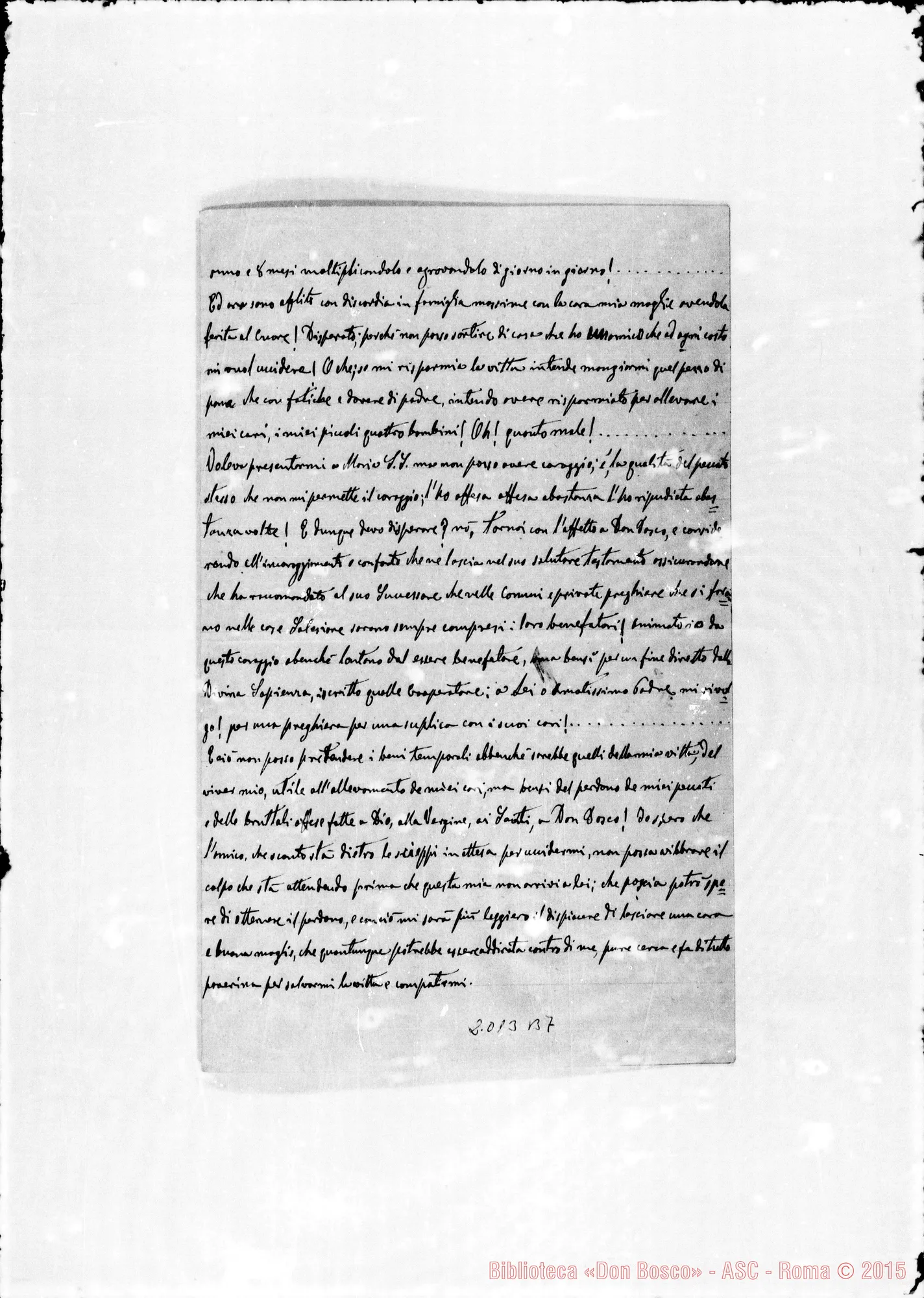 Fotogramma B 7 — Del Diano Pietro-Rua: Relazione E altre