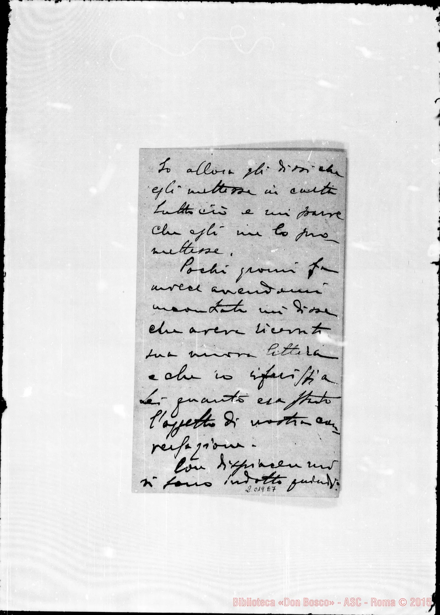 Fotogramma E 7 — Garaccioni Armando: Sac. Mancini Argeo-D. Trione