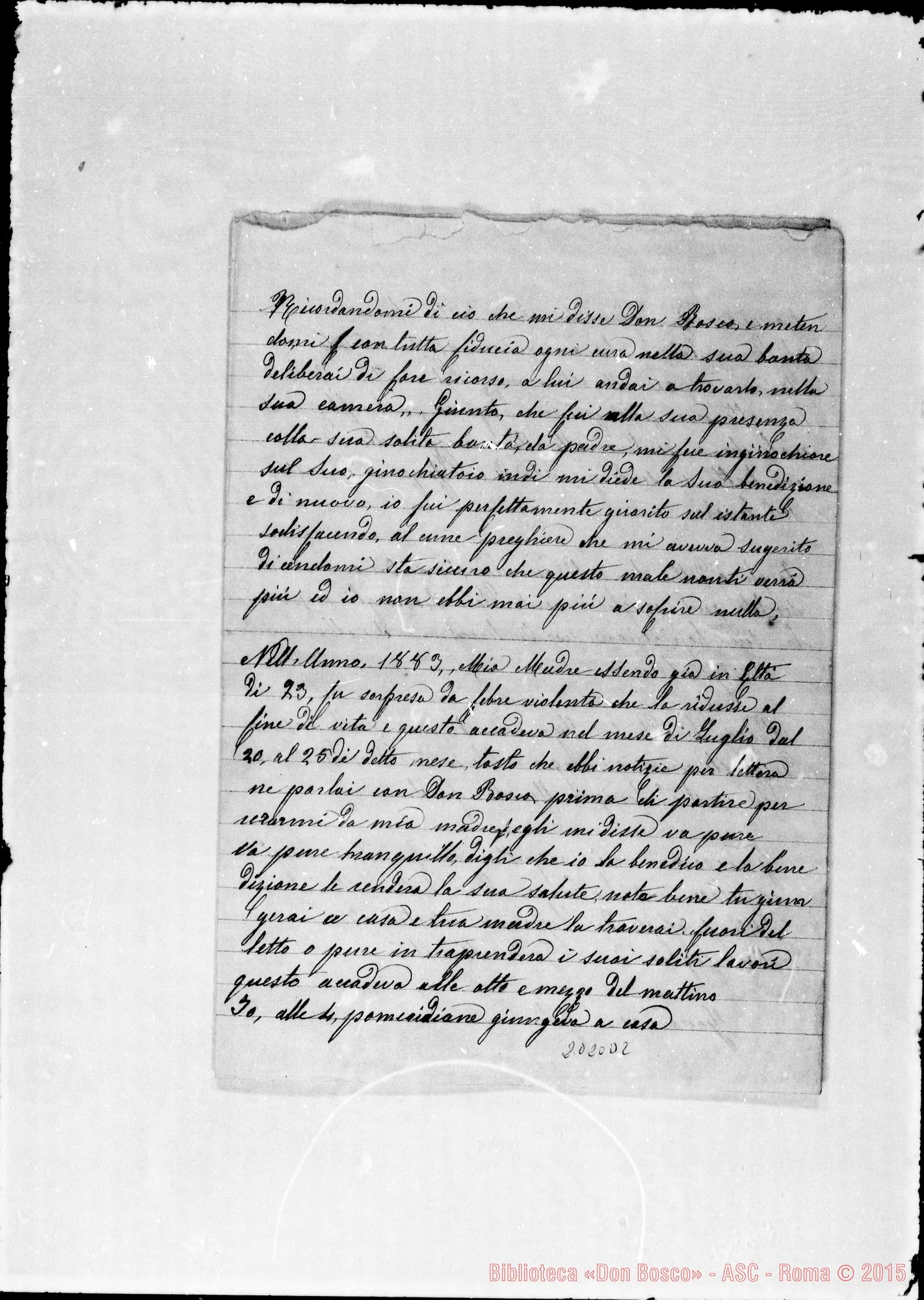 Fotogramma D 2 — Gavarino Felice-D. Bonetti: «…alcuni fatti E miracoli…»
