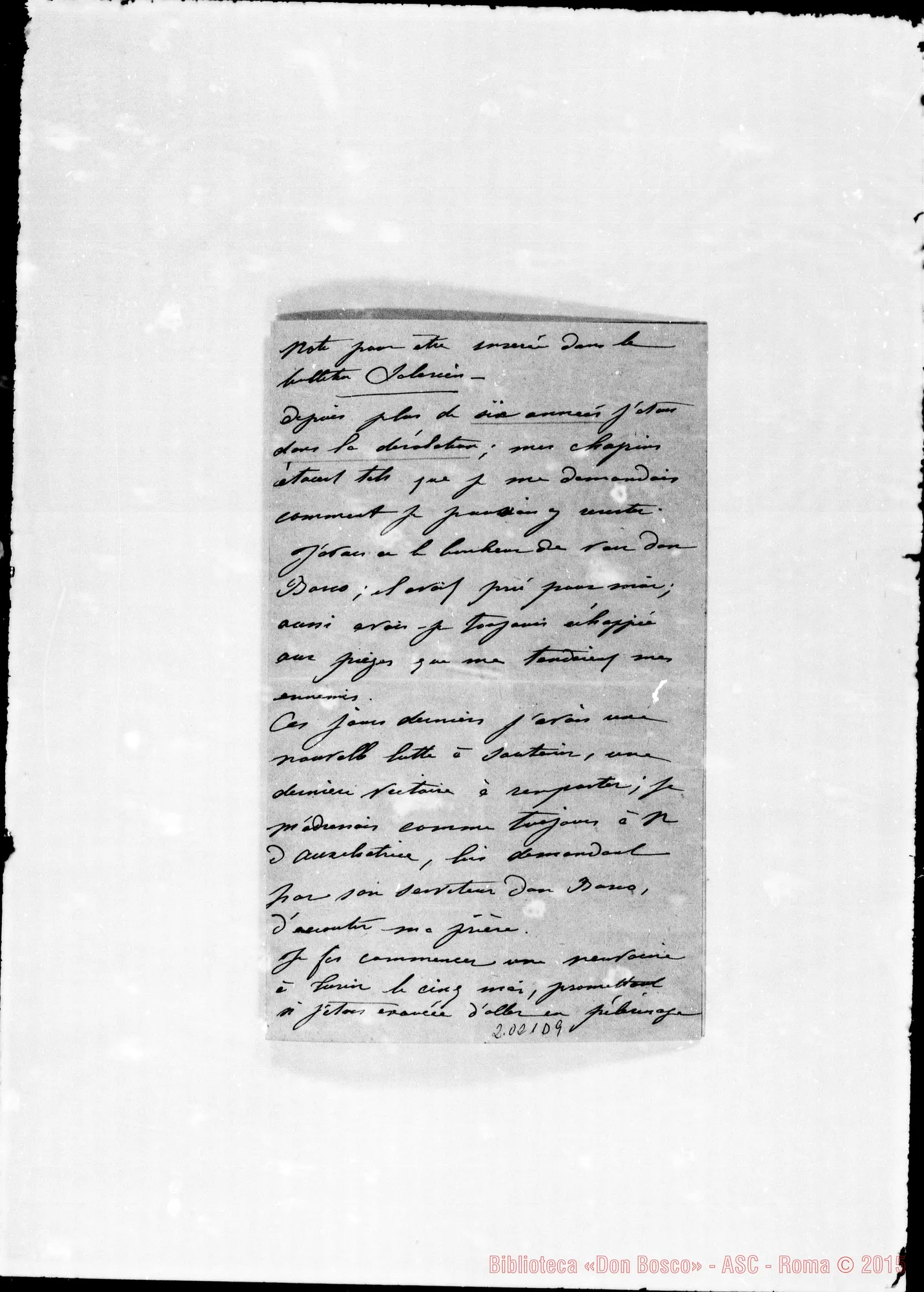 Fotogramma D 9 — Gillet: Relazione