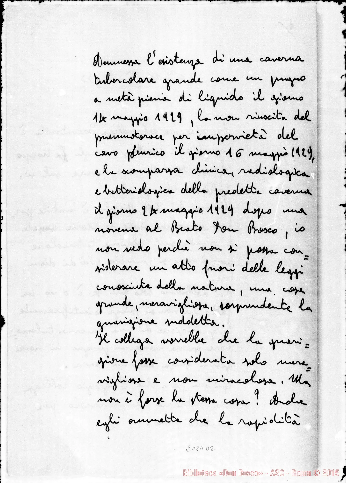 Fotogramma D 2 — Hirsch Enrico Giuseppe: «Caso Hirsch»