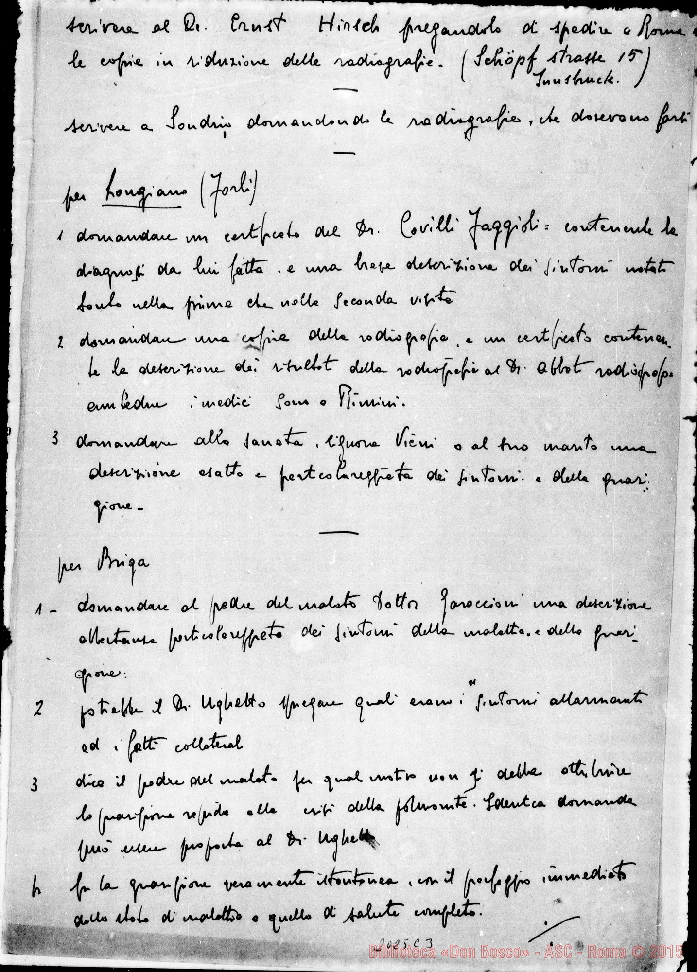 Fotogramma C 3 — Note