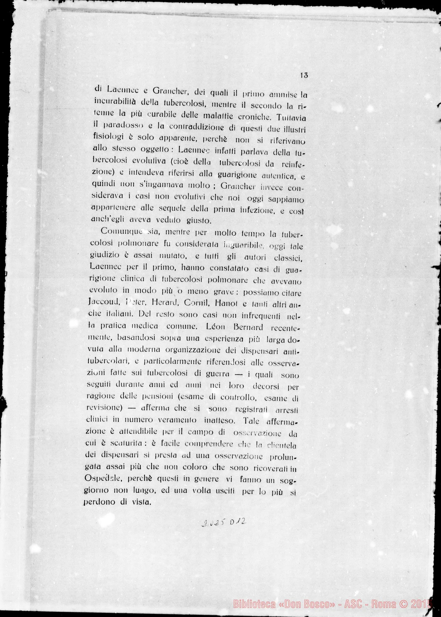 Fotogramma D 12 — Taurinen: Canonizationis D. Joannis Bosco, ludicium medicum