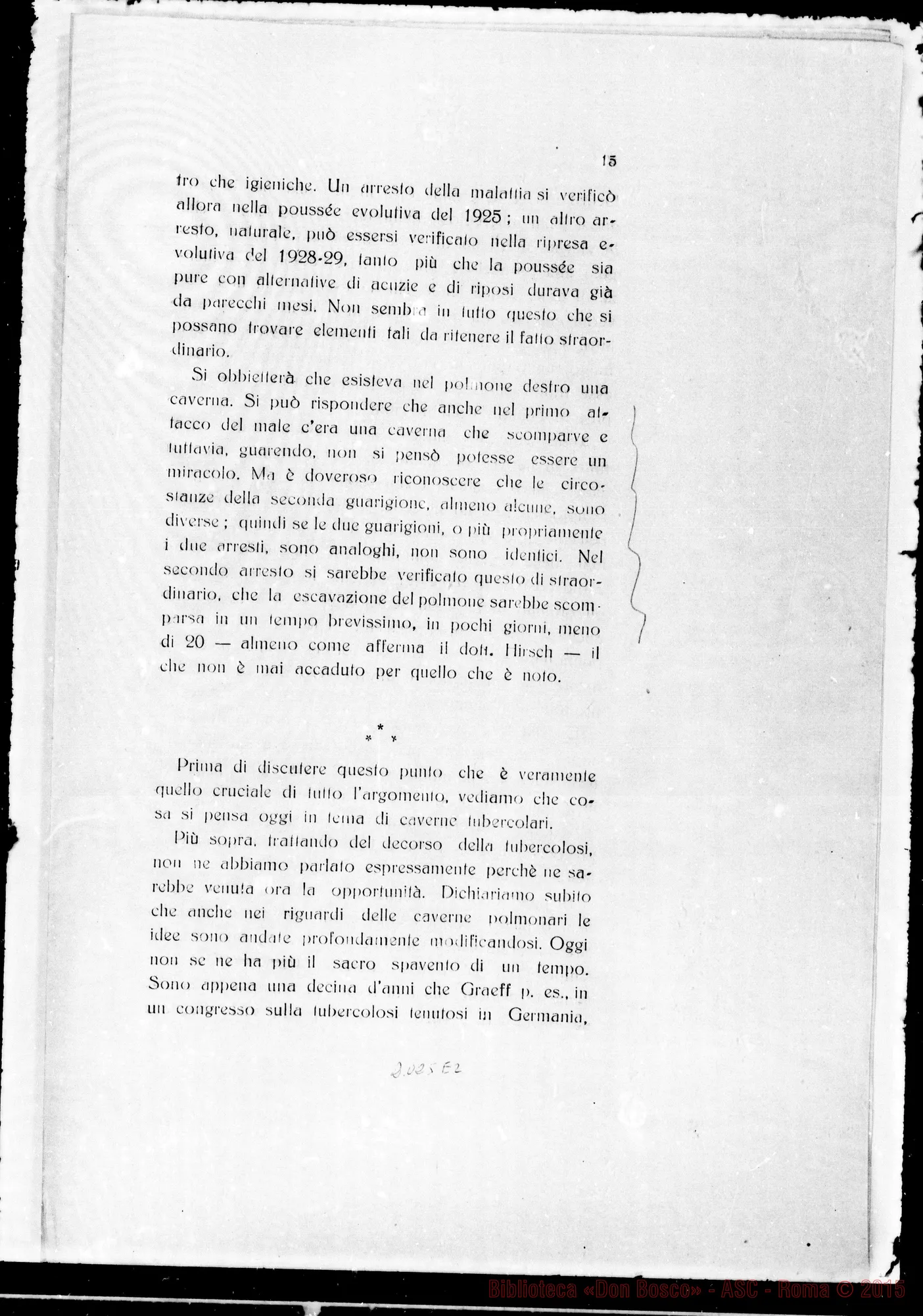 Fotogramma E 2 — Taurinen: Canonizationis D. Joannis Bosco, ludicium medicum
