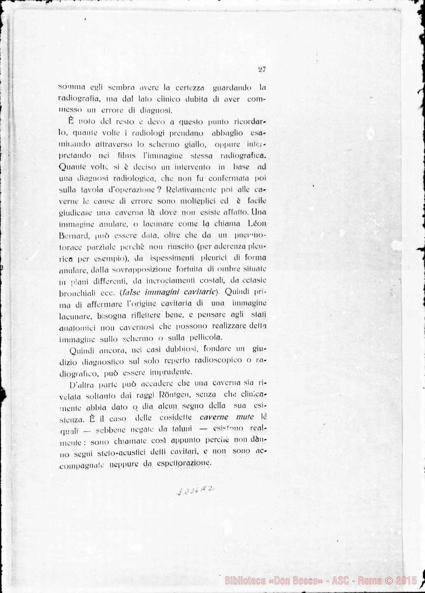 Fotogramma A 2 — Taurinen: Canonizationis D. Joannis Bosco, ludicium medicum