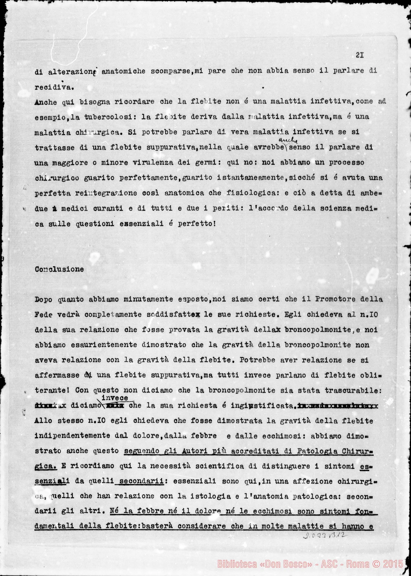 Fotogramma B 12 — «Note alle novae animadversiones circa il miracolo…»