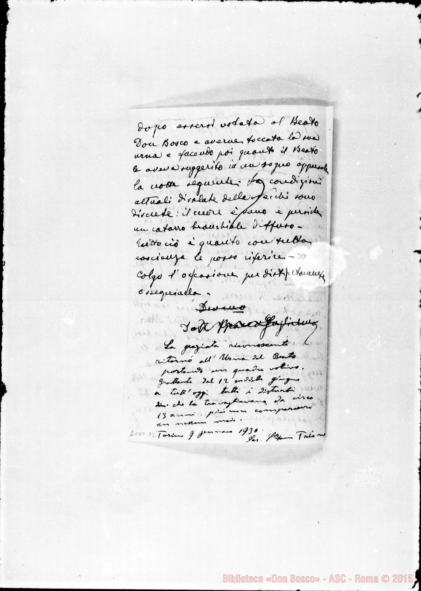 Fotogramma D 2 — Dott. Bracco-D. Trione