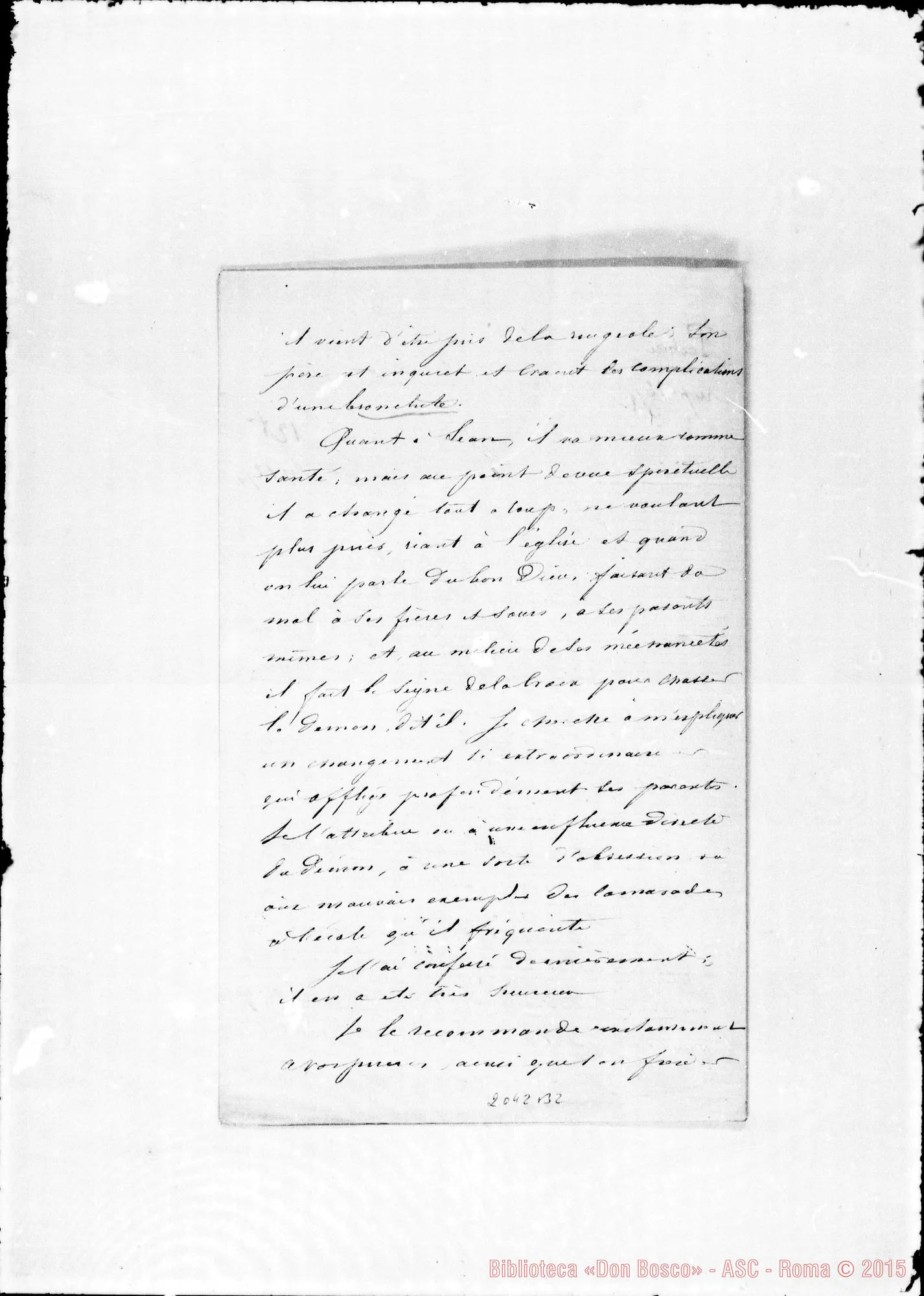 Fotogramma B 2 — Guarigione miracolosa