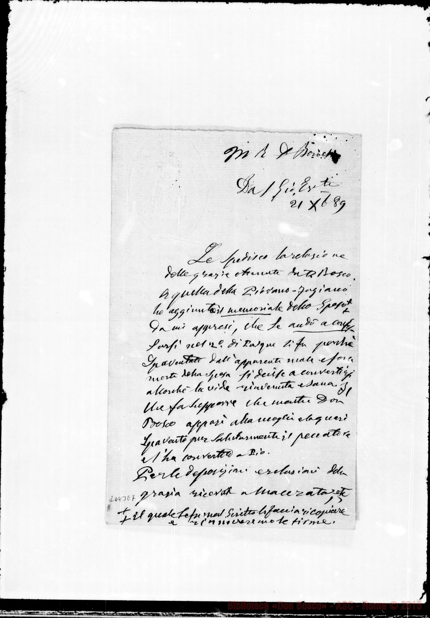 Fotogramma E 7 — Basilio, vesc.-D. Bonetti