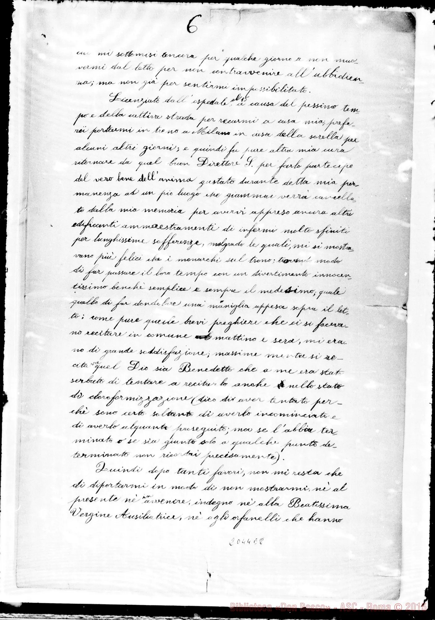 Fotogramma E 8 — Pochintesta Michele-D. Albera. Relazione