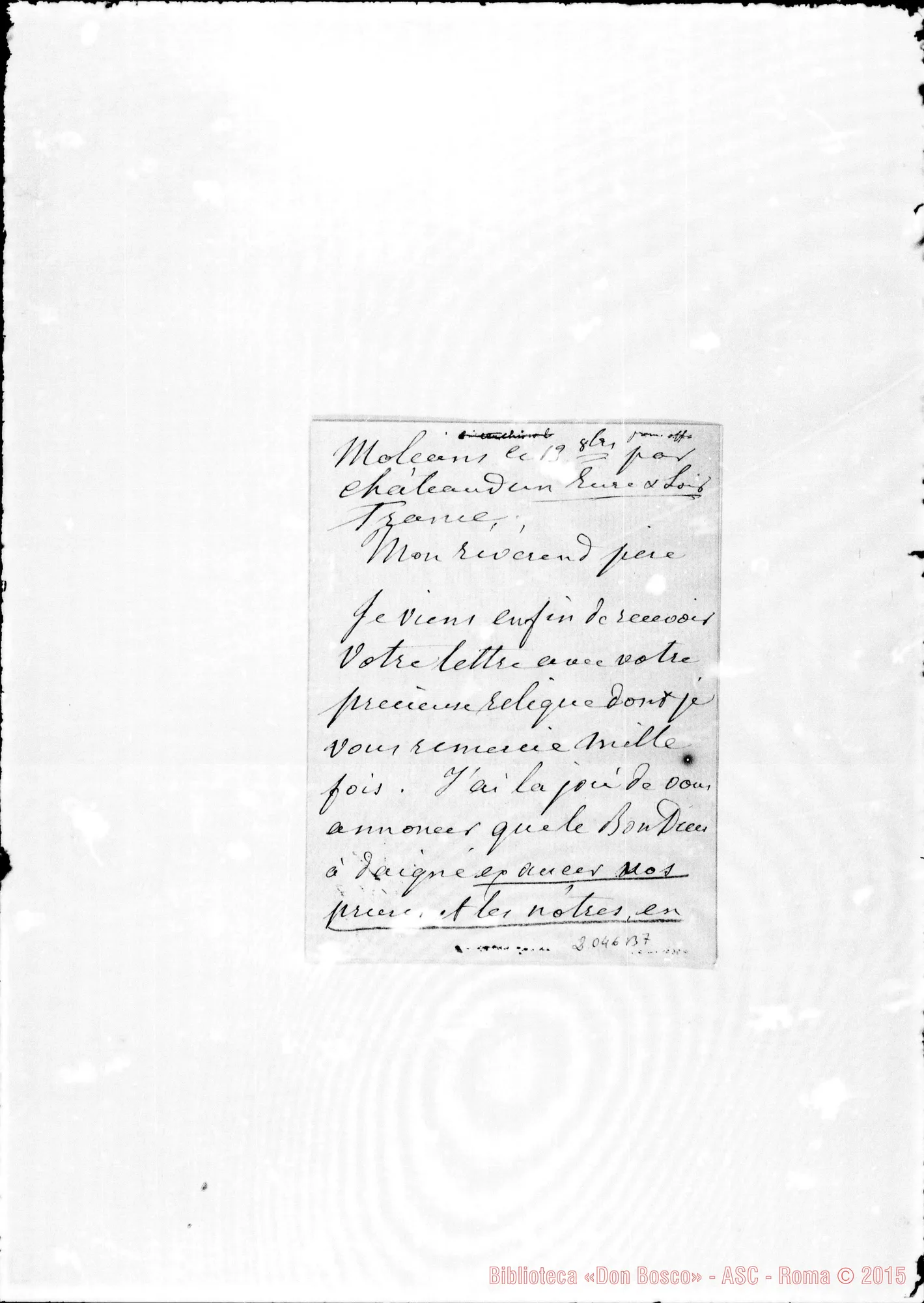 Fotogramma B 7 — Relazione