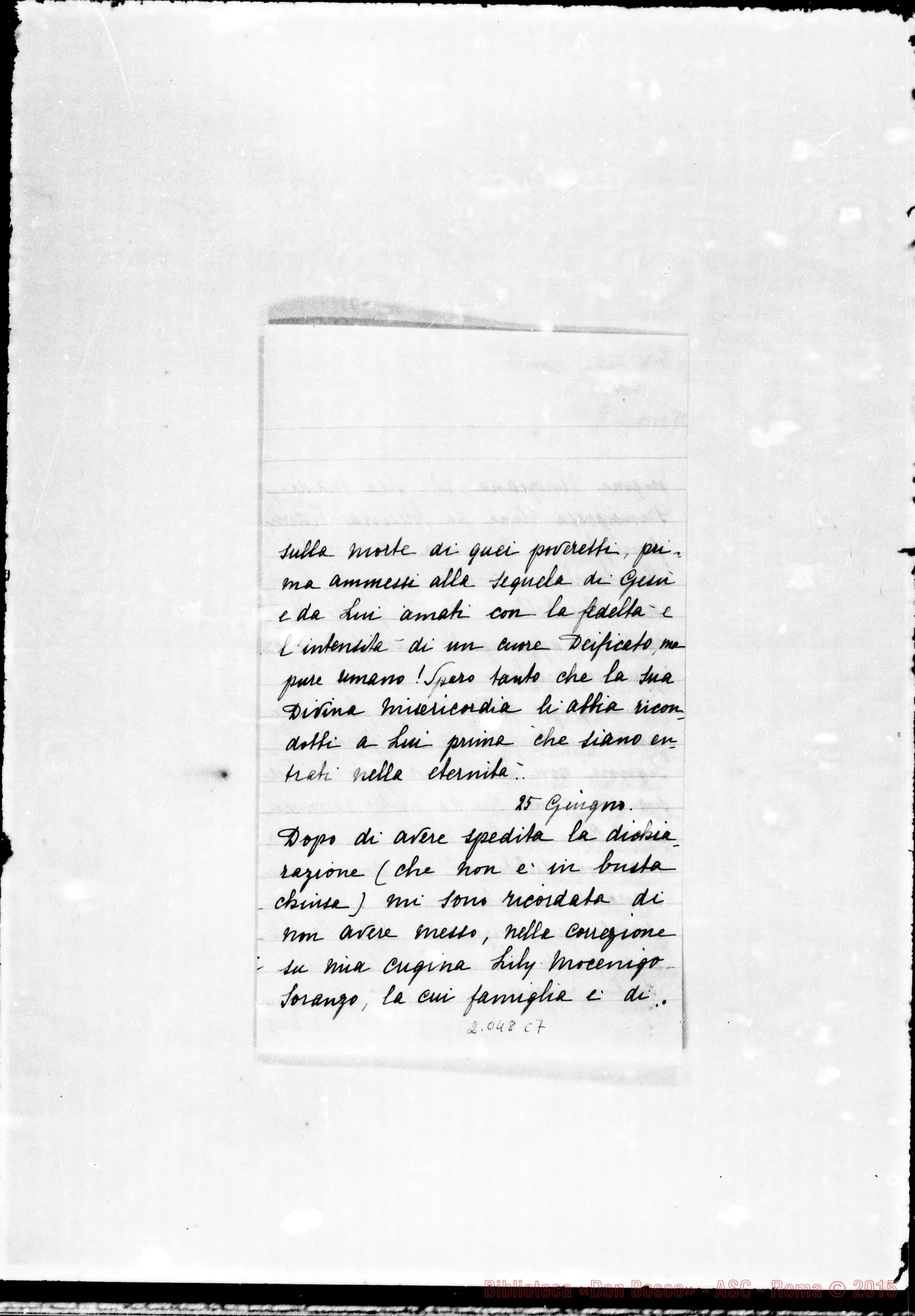 Fotogramma C 7 — «Spedisco la dichiarazione…»