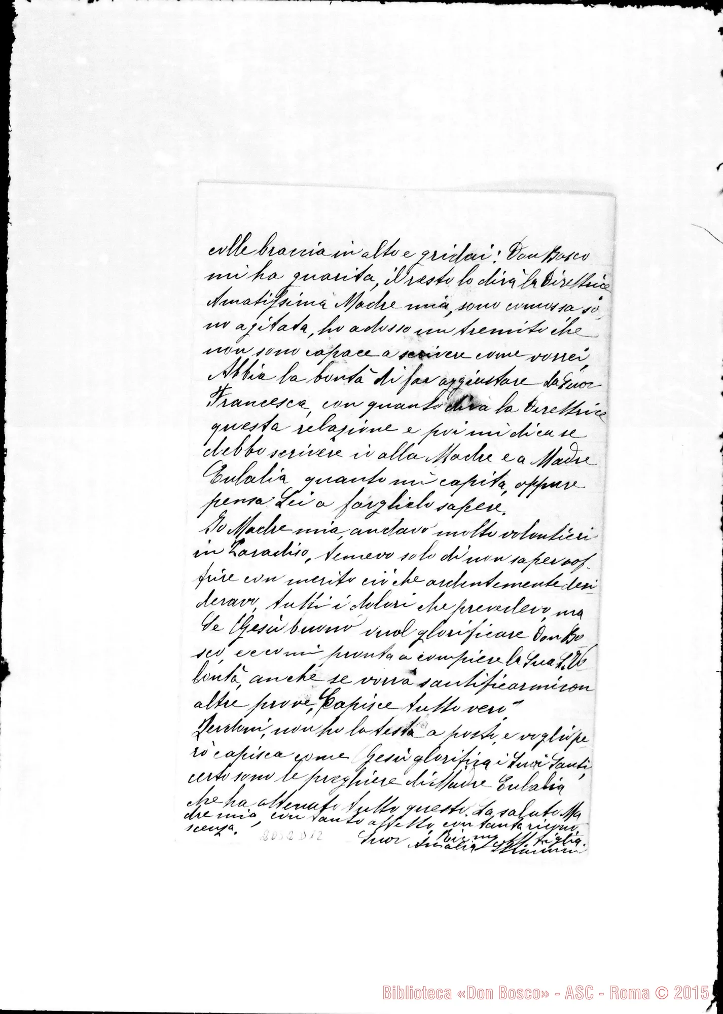 Fotogramma D 12 — Suor Amalia-Madre Ispettrice