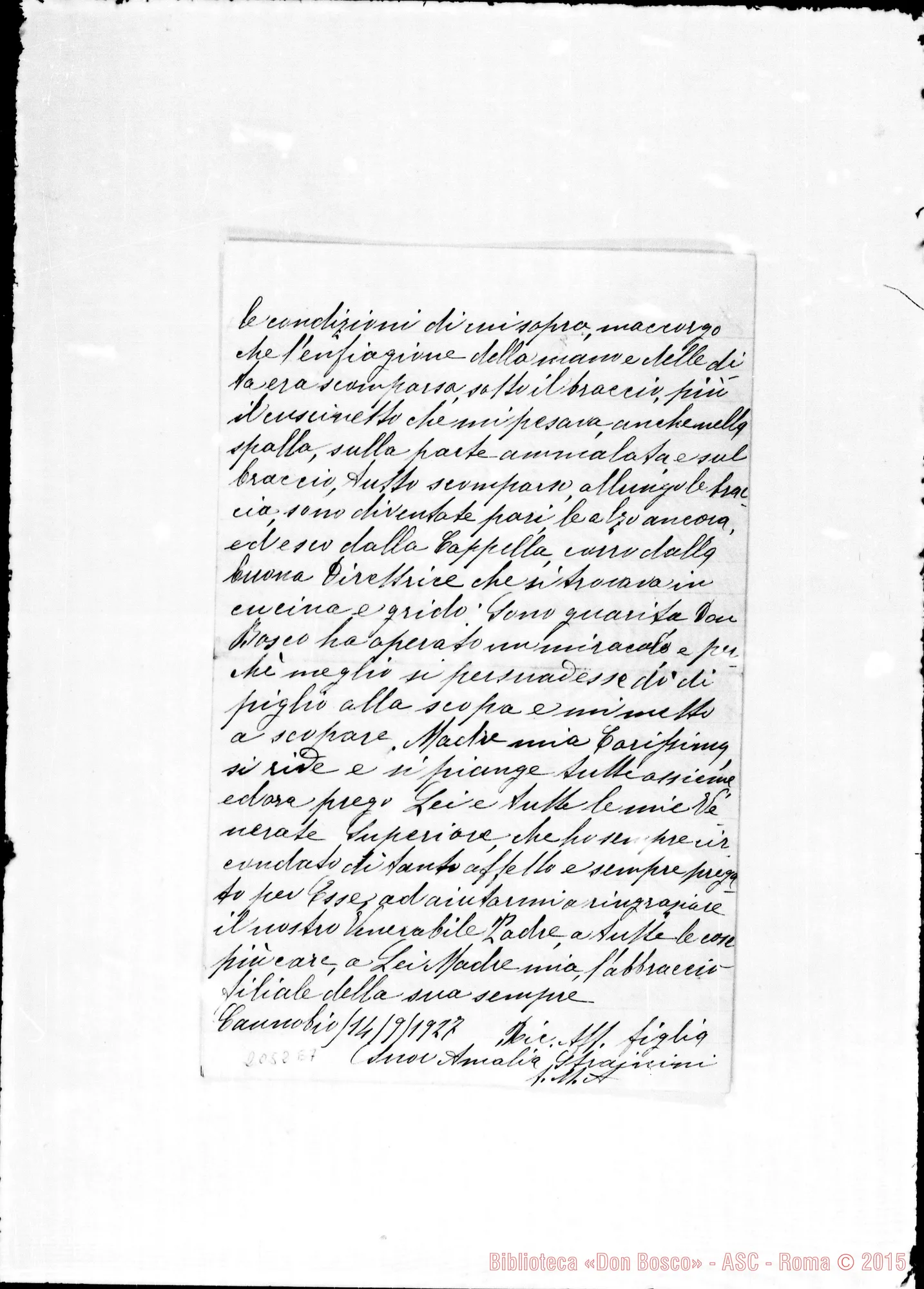 Fotogramma E 7 — Suor Amalia-Madre Ispettrice