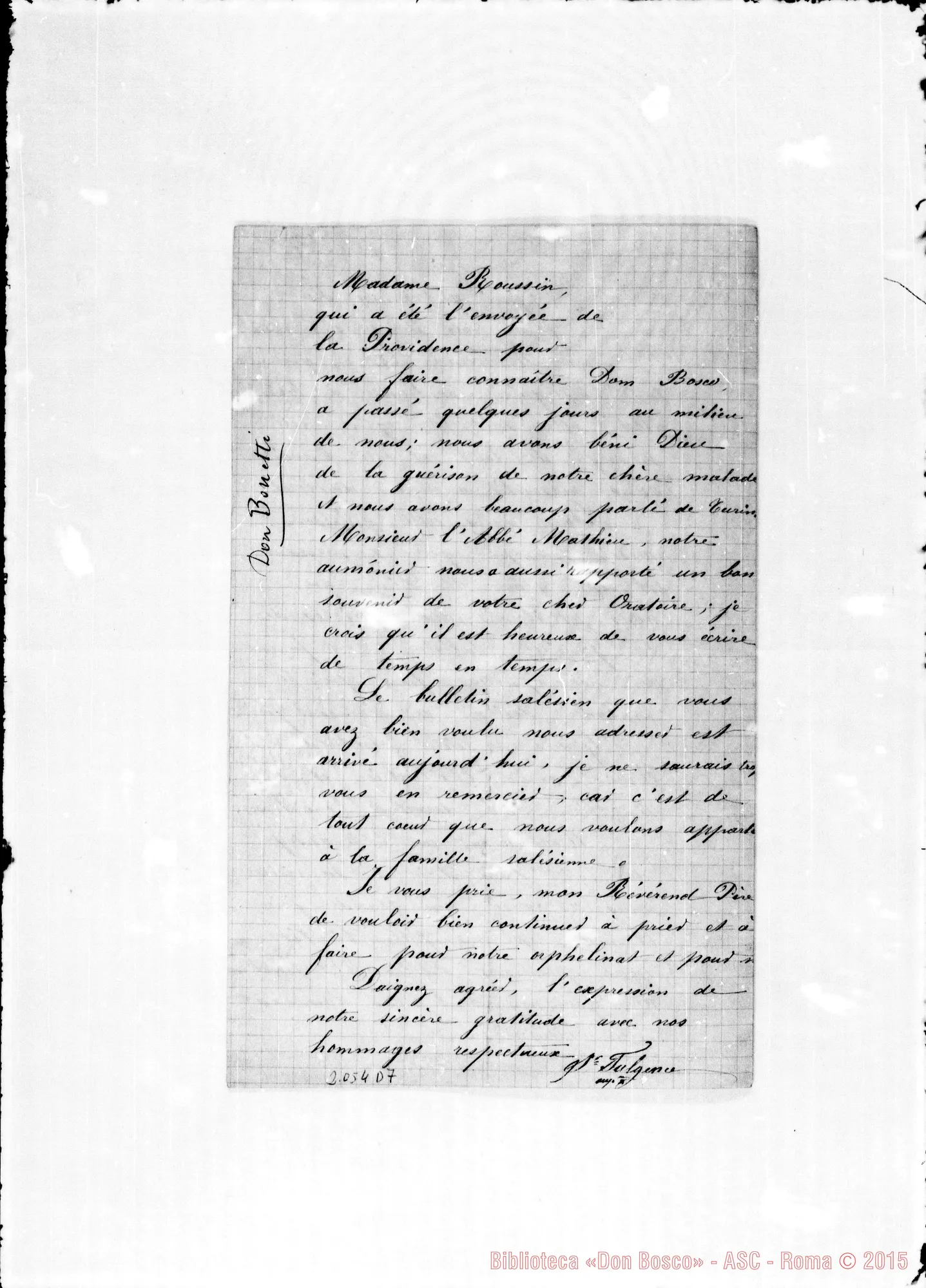 Fotogramma D 7 — Suor Fulgence: Notizie