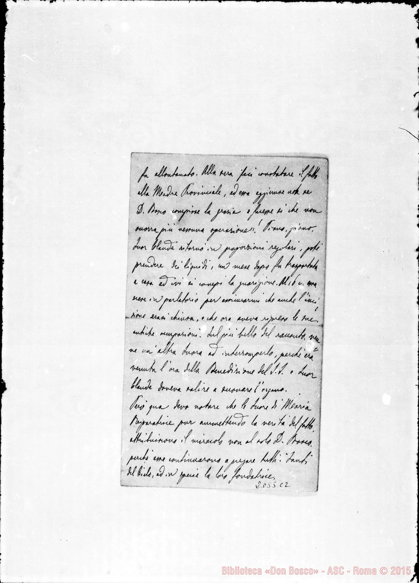 Fotogramma C 2 — Suor Claude: Relazione