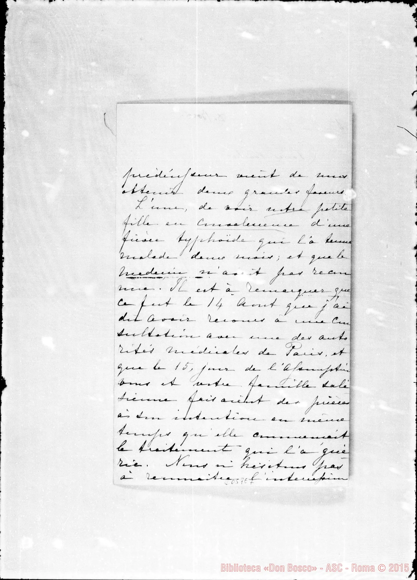 Fotogramma E 7 — Lettera