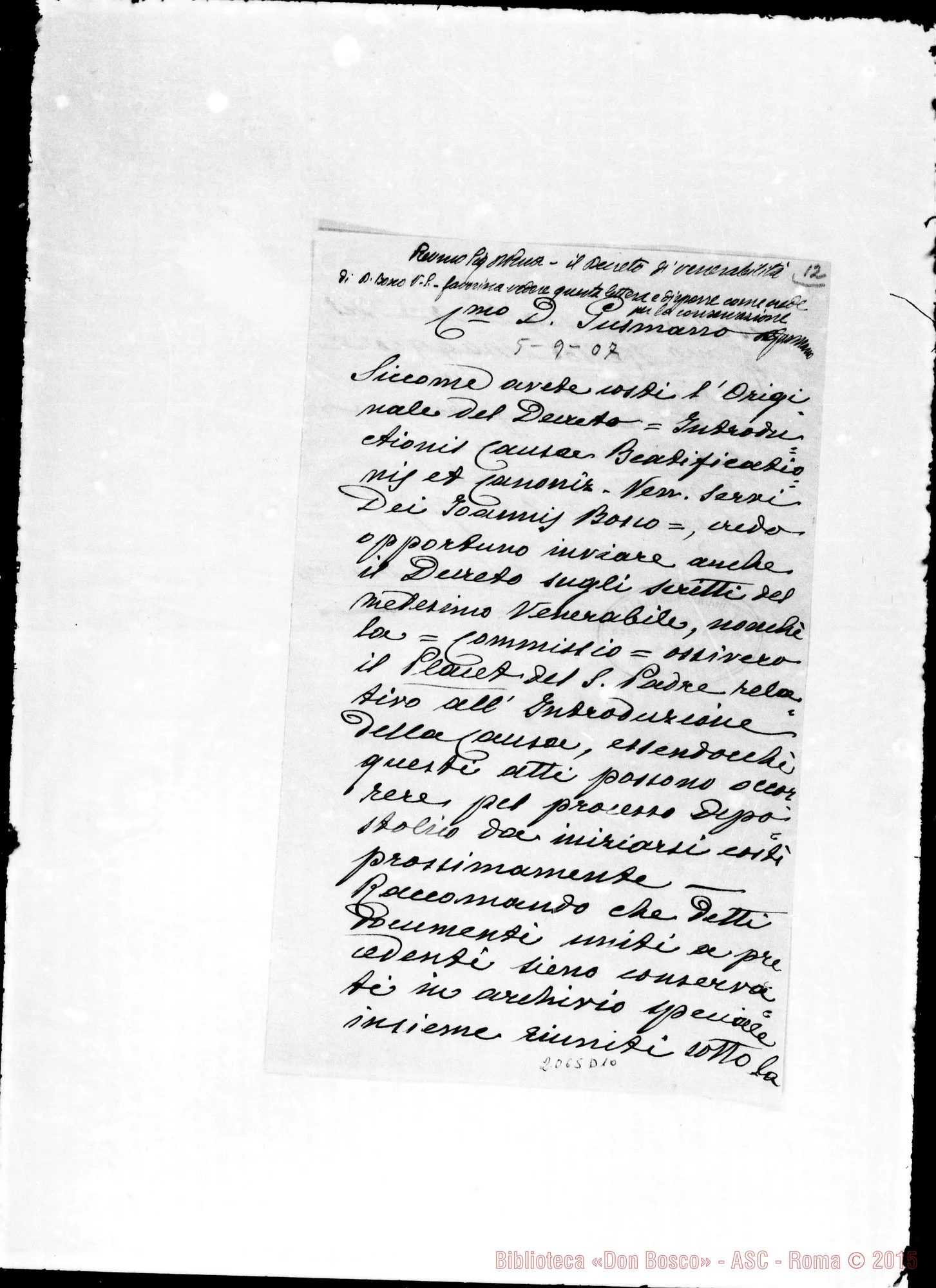 Fotogramma D 10 — D. Marenco-D. Gusmano