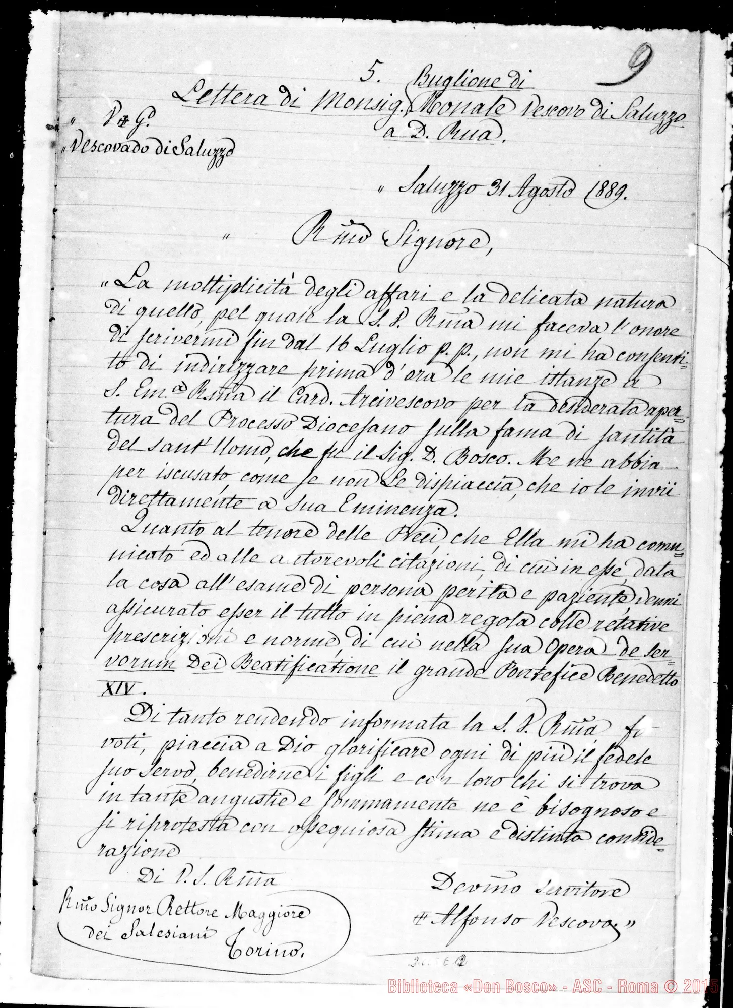 Fotogramma E 12 — Copia di alcuni documenti Preliminari per l’iniziamento del Processo…