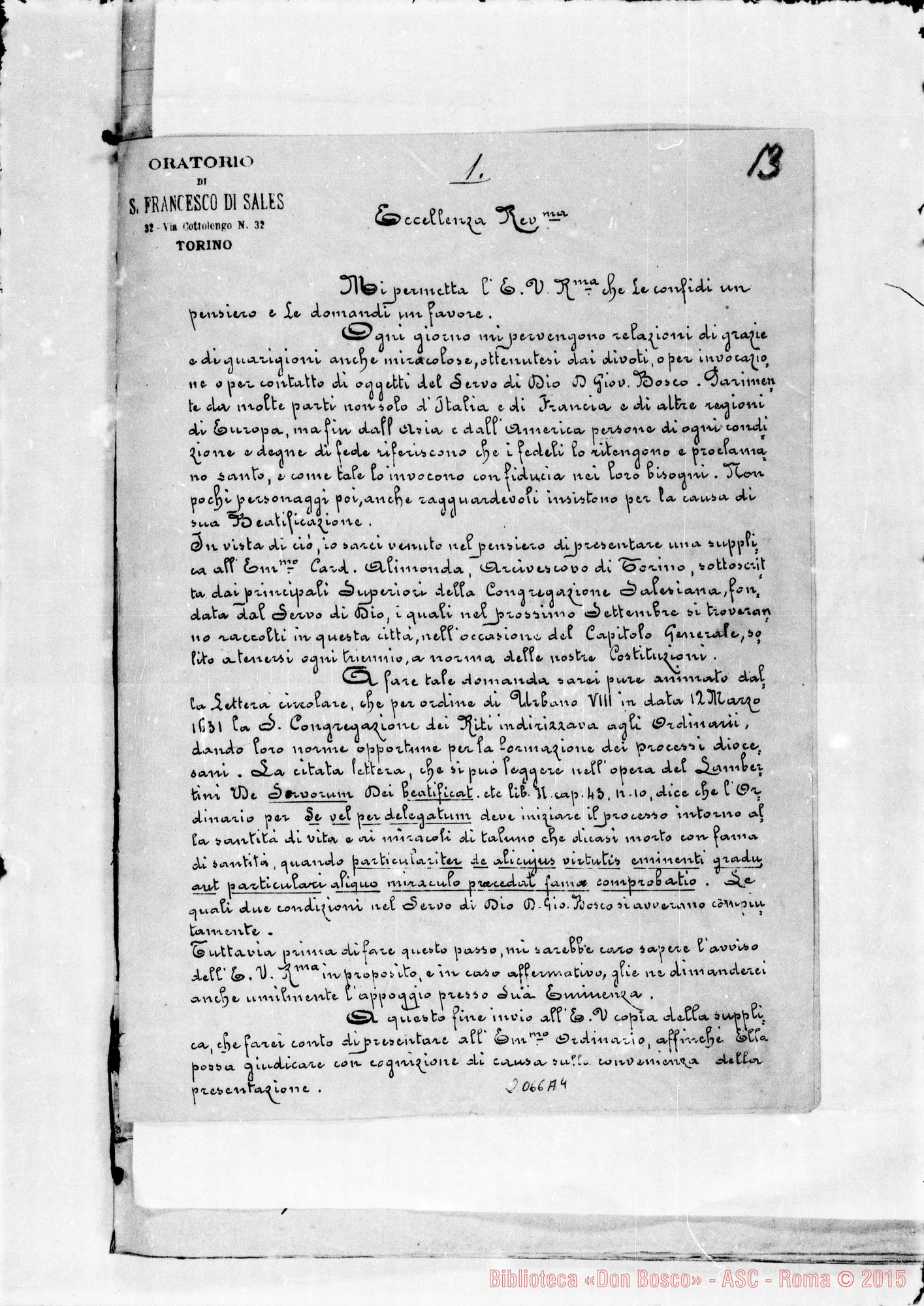 Fotogramma A 4 — Copia di alcuni documenti Preliminari per l’iniziamento del Processo…