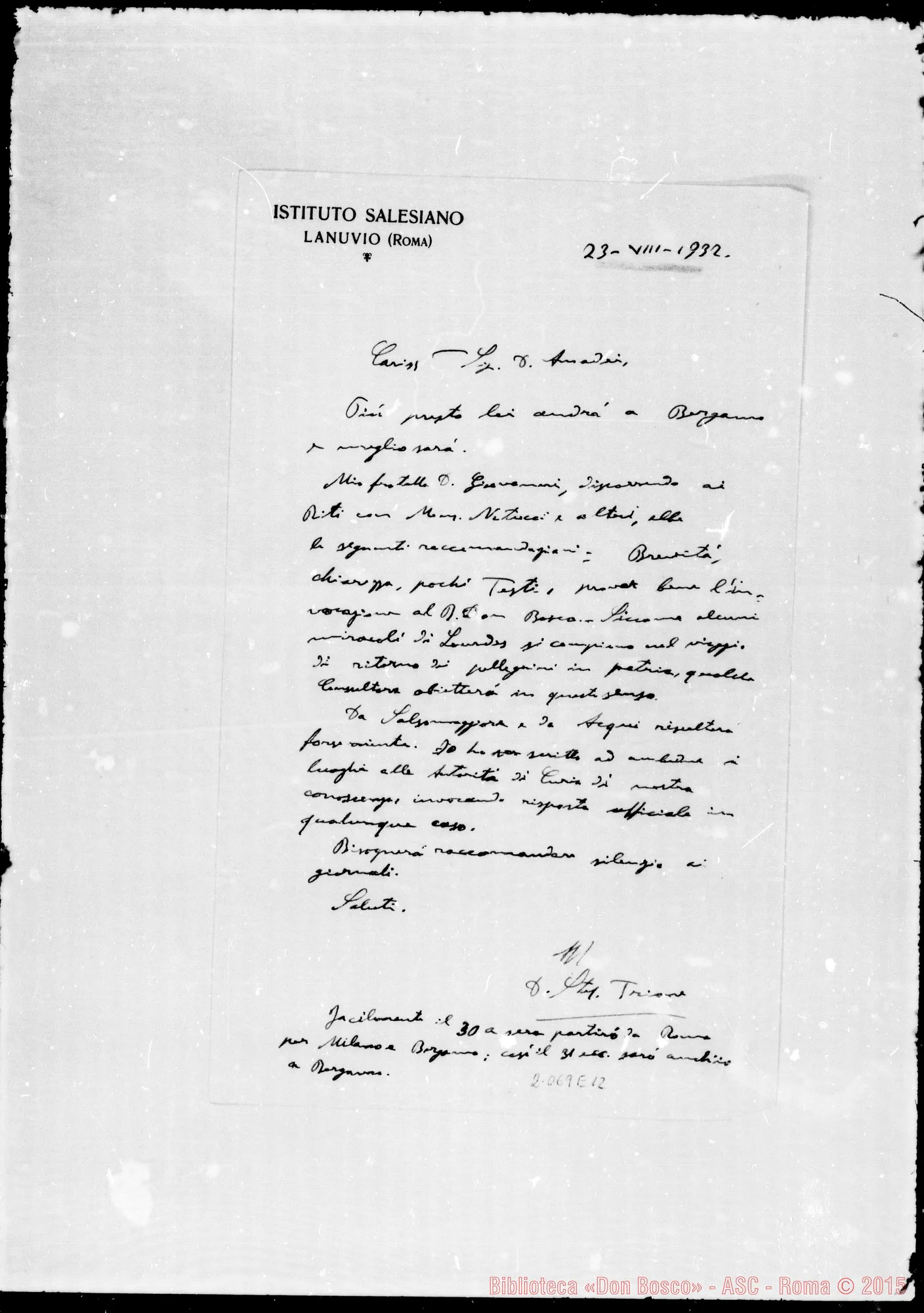 Fotogramma E 12 — D. Trione-D. Amadei