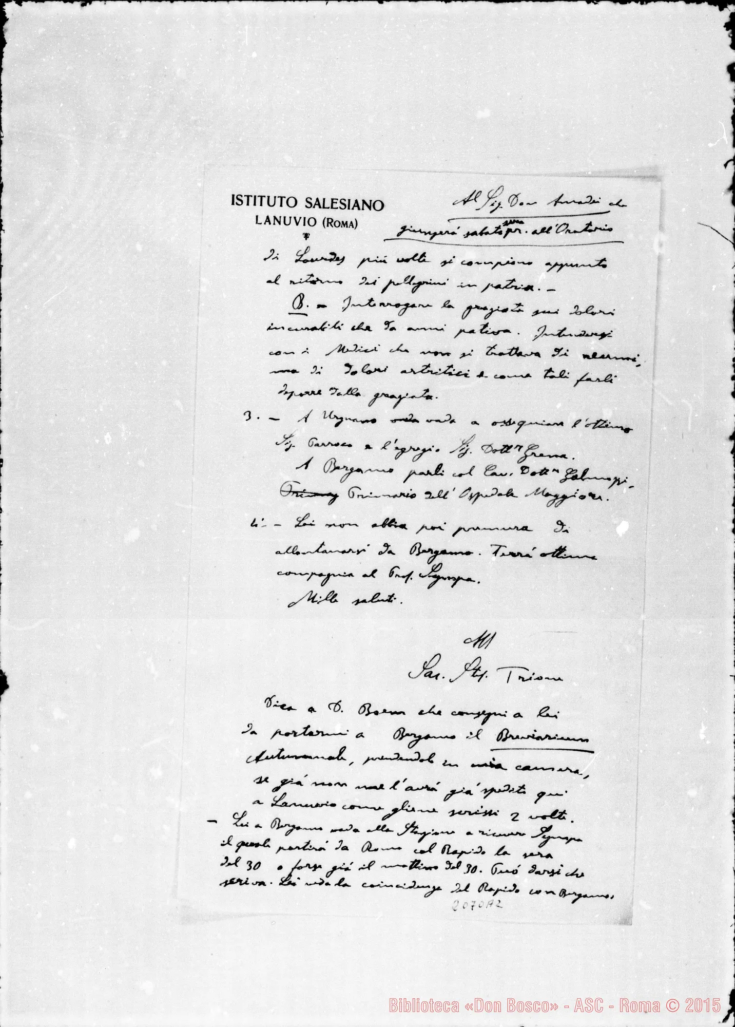Fotogramma A 2 — D. Trione-D. Amadei