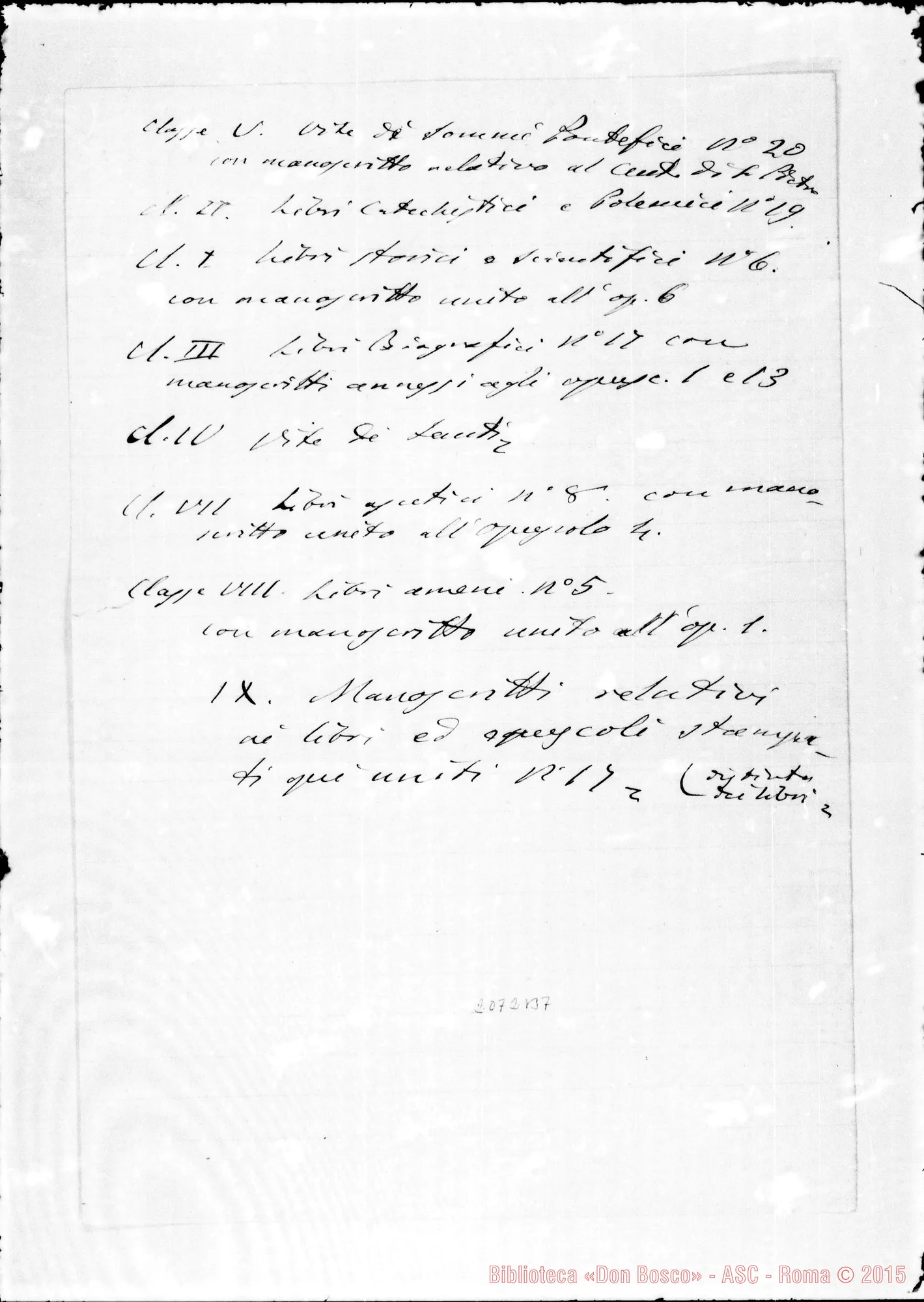 Fotogramma B 7 — D. Tomasetti-D. Gusmano