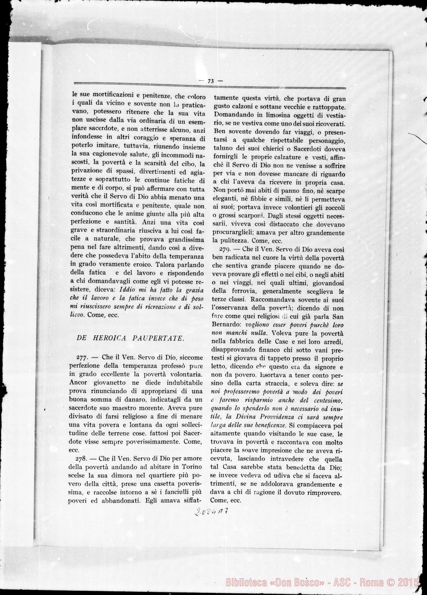 Fotogramma A 7 — Fascicolo stampato: Proposizioni E articoli su D. Bosco (365 art.)