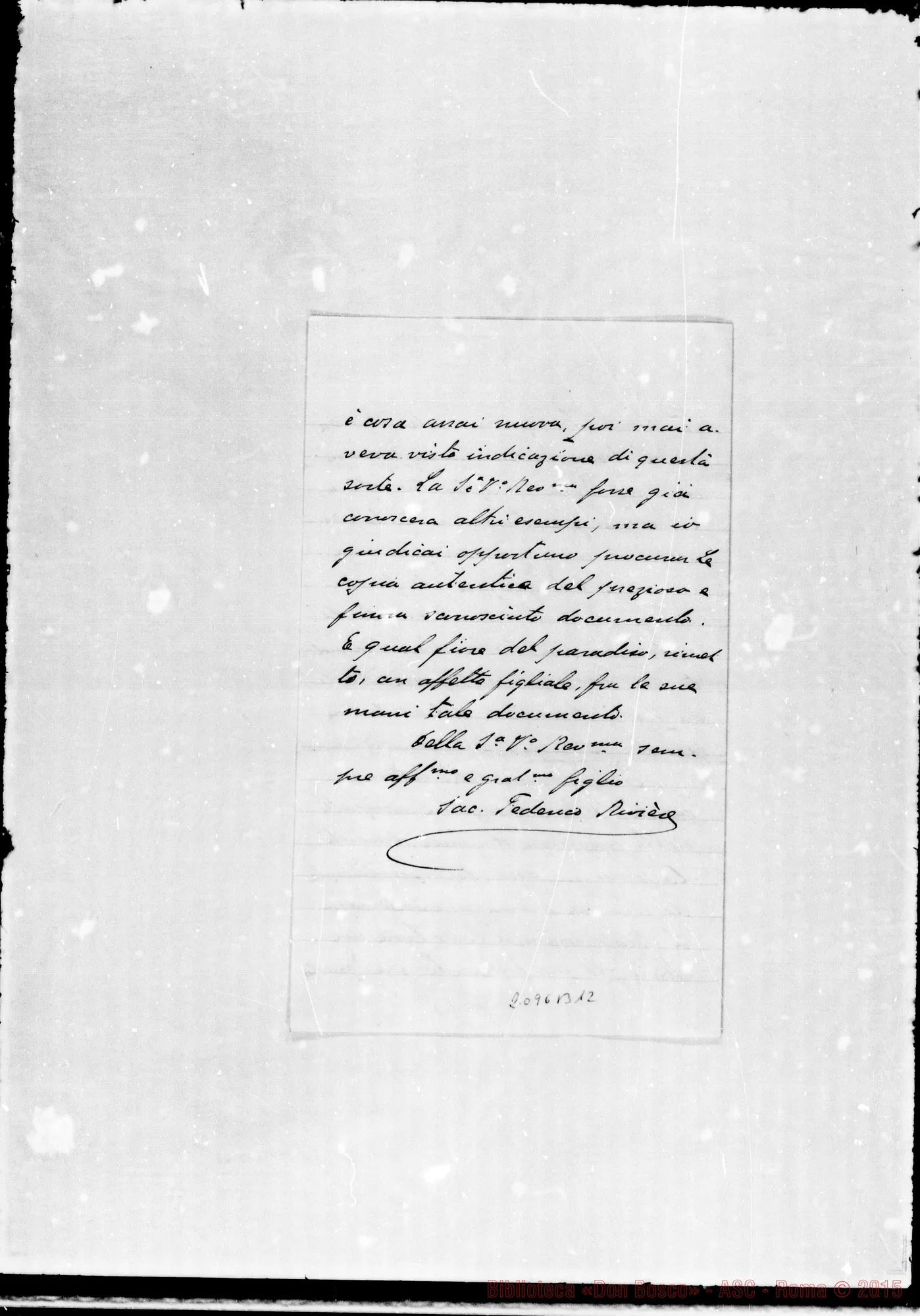 Fotogramma B 12 — Sac. Federico Rivière-D. Rinaldi