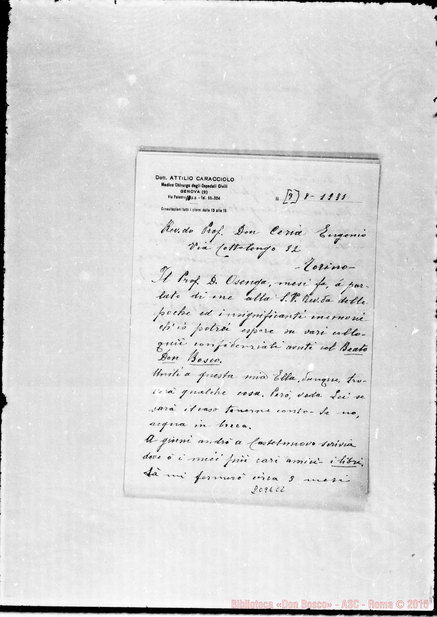 Fotogramma C 2 — Dott. Caracciolo-D. Ceria
