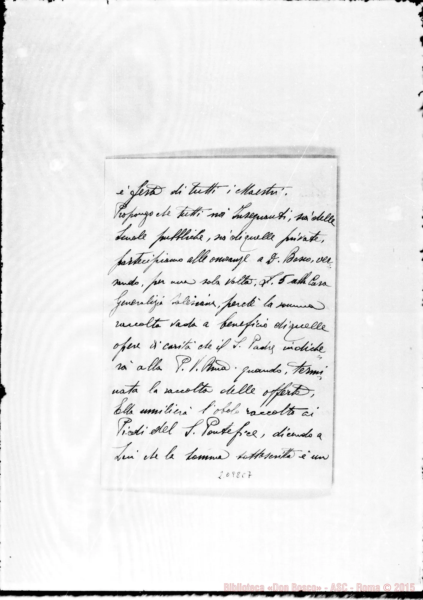 Fotogramma C 7 — Sac. Dante Ciccarelli