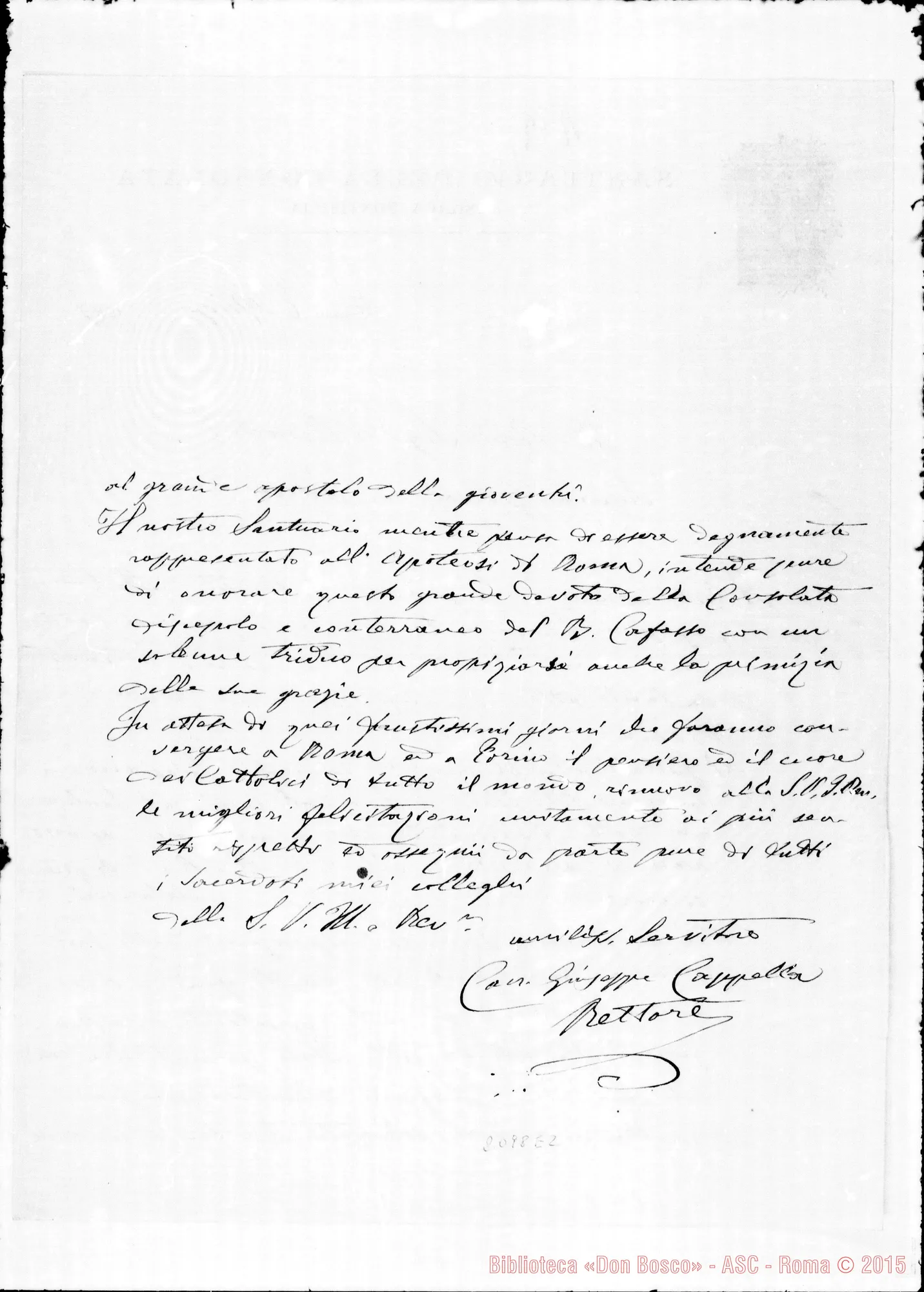 Fotogramma E 2 — Can. Giuseppe Cappella-D. Rinaldi