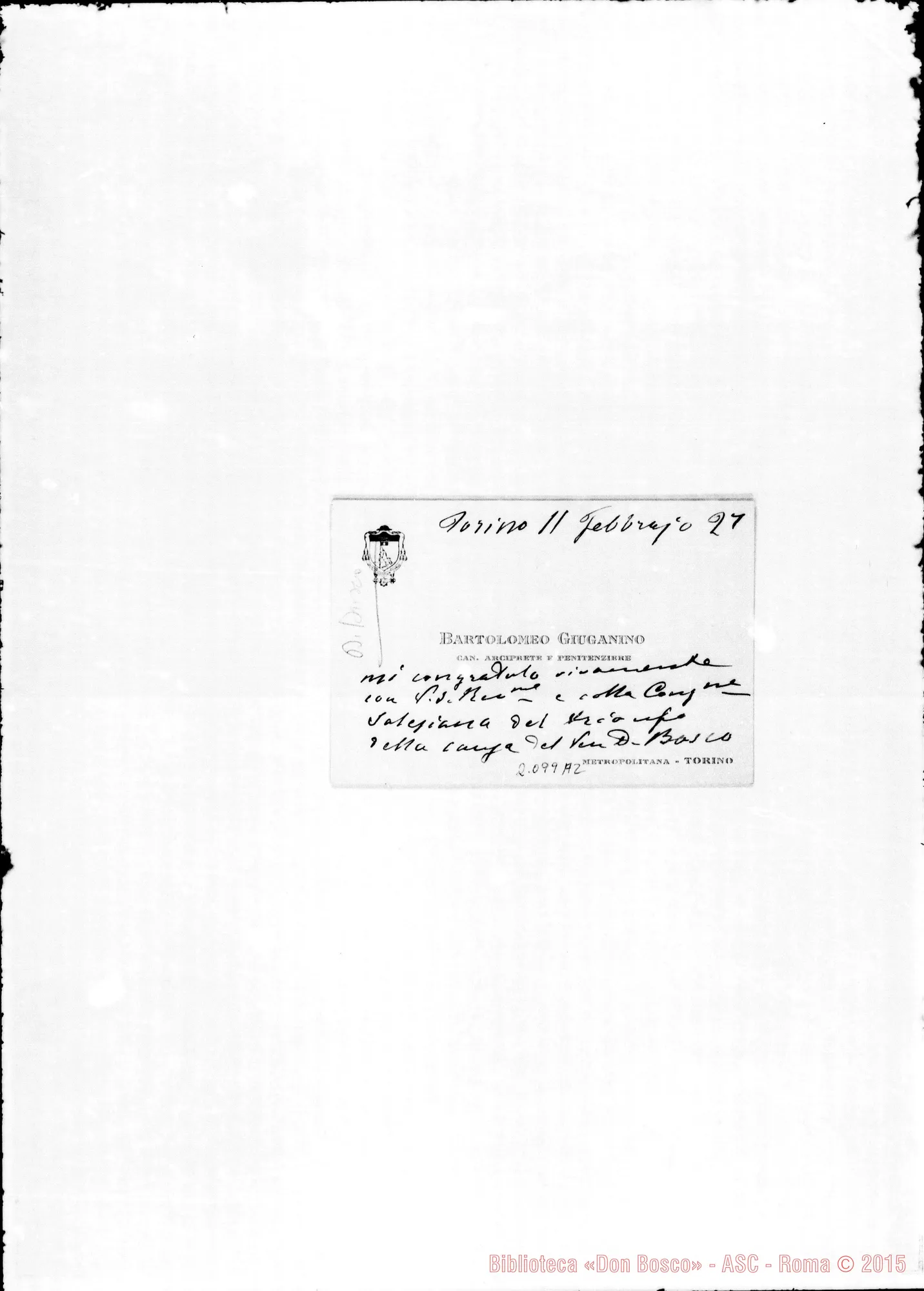 Fotogramma A 2 — Bartolomeo Giuganino-Salesiani