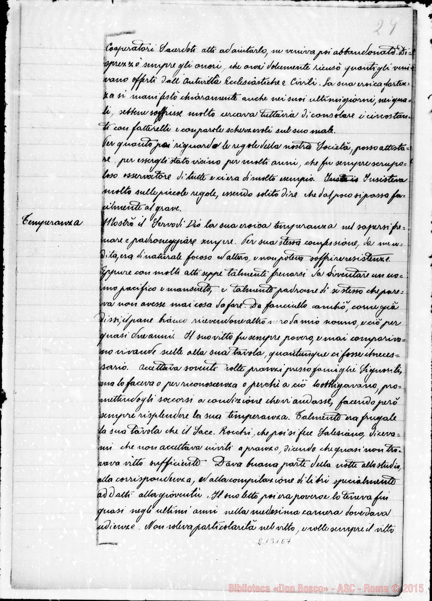 Fotogramma E 7 — D. Marchisio Secondo: Ms. copia A