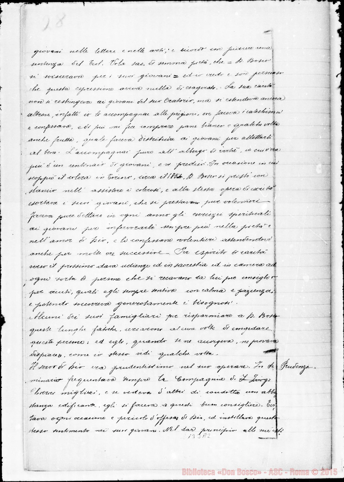 Fotogramma A 2 — D. Giacomelli Giov. Frco.: Ms. copia A