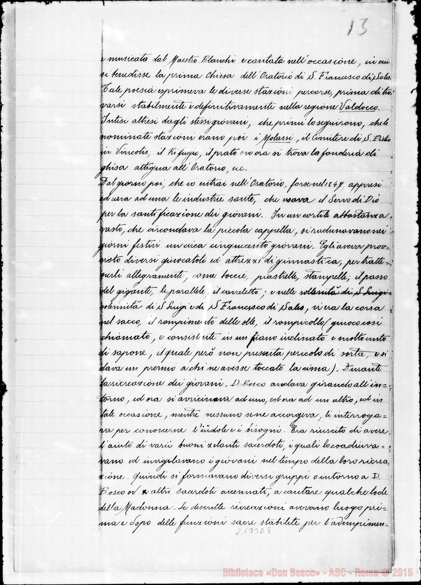 Fotogramma E 9 — D. Reviglio Felice: Ms. Copia A