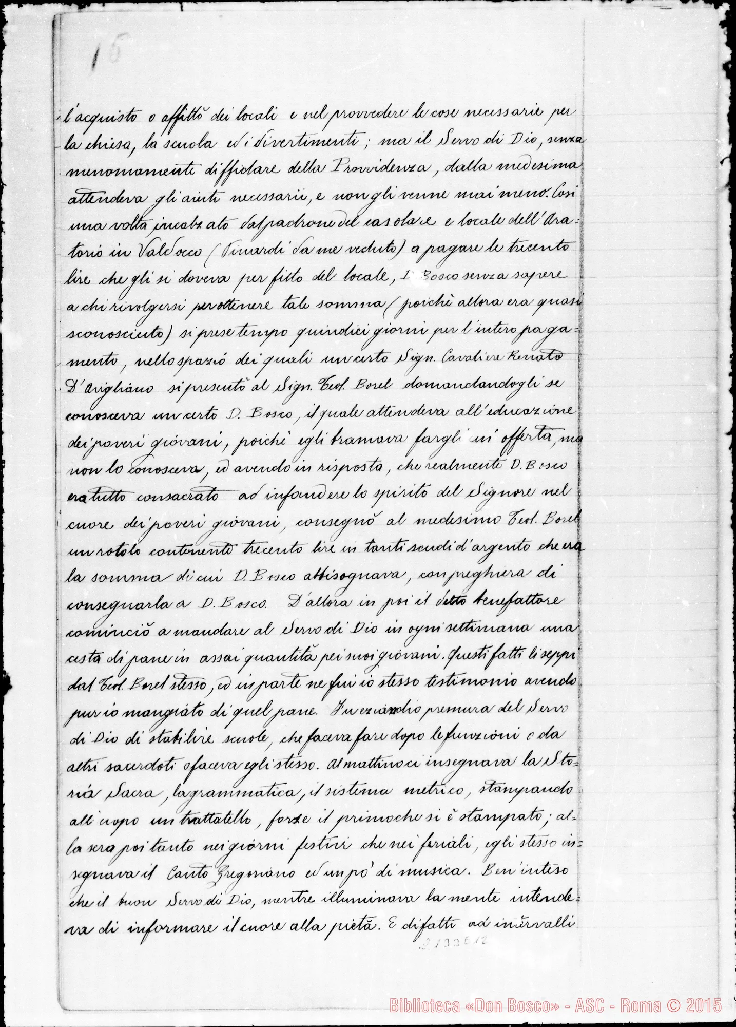 Fotogramma E 12 — D. Reviglio Felice: Ms. Copia A