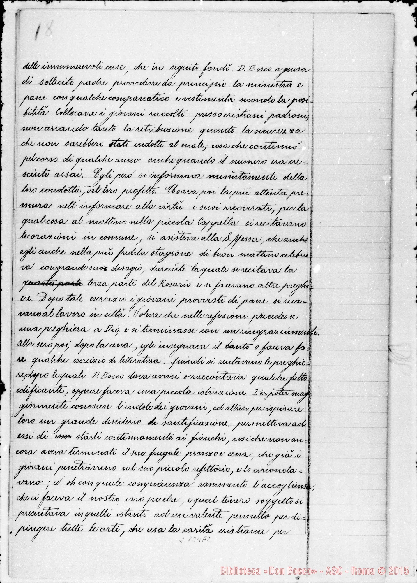 Fotogramma A 2 — D. Reviglio Felice: Ms. Copia A