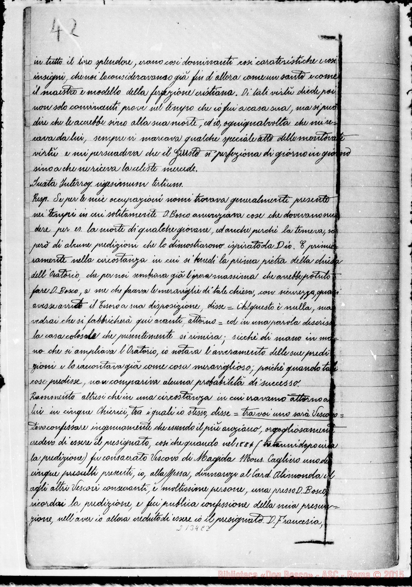 Fotogramma C 2 — D. Reviglio Felice: Ms. Copia A